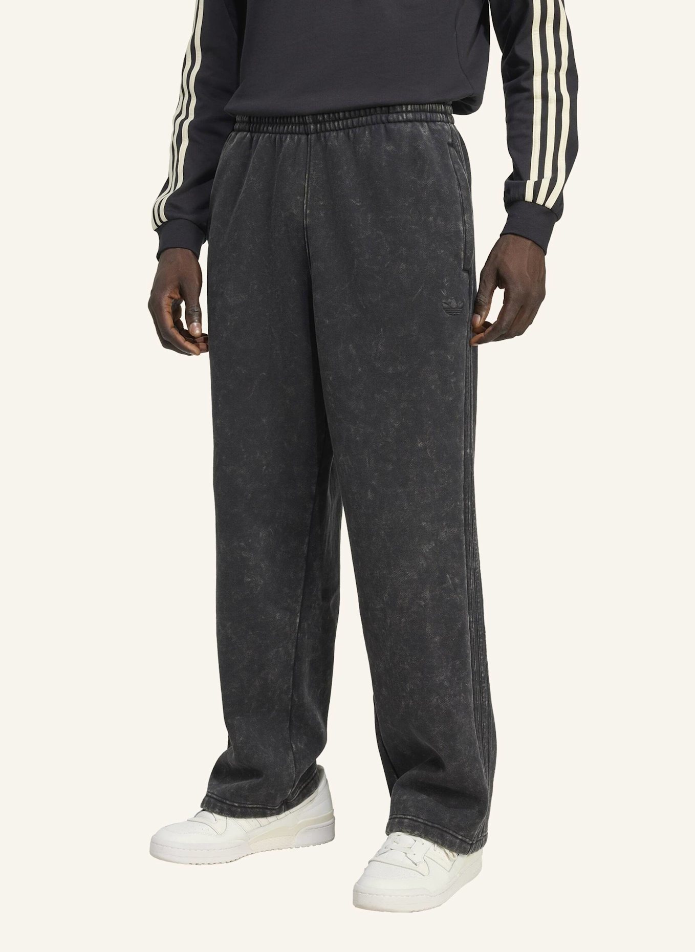 adidas Originals WASHED JOGGINGHOSE: SCHWARZ