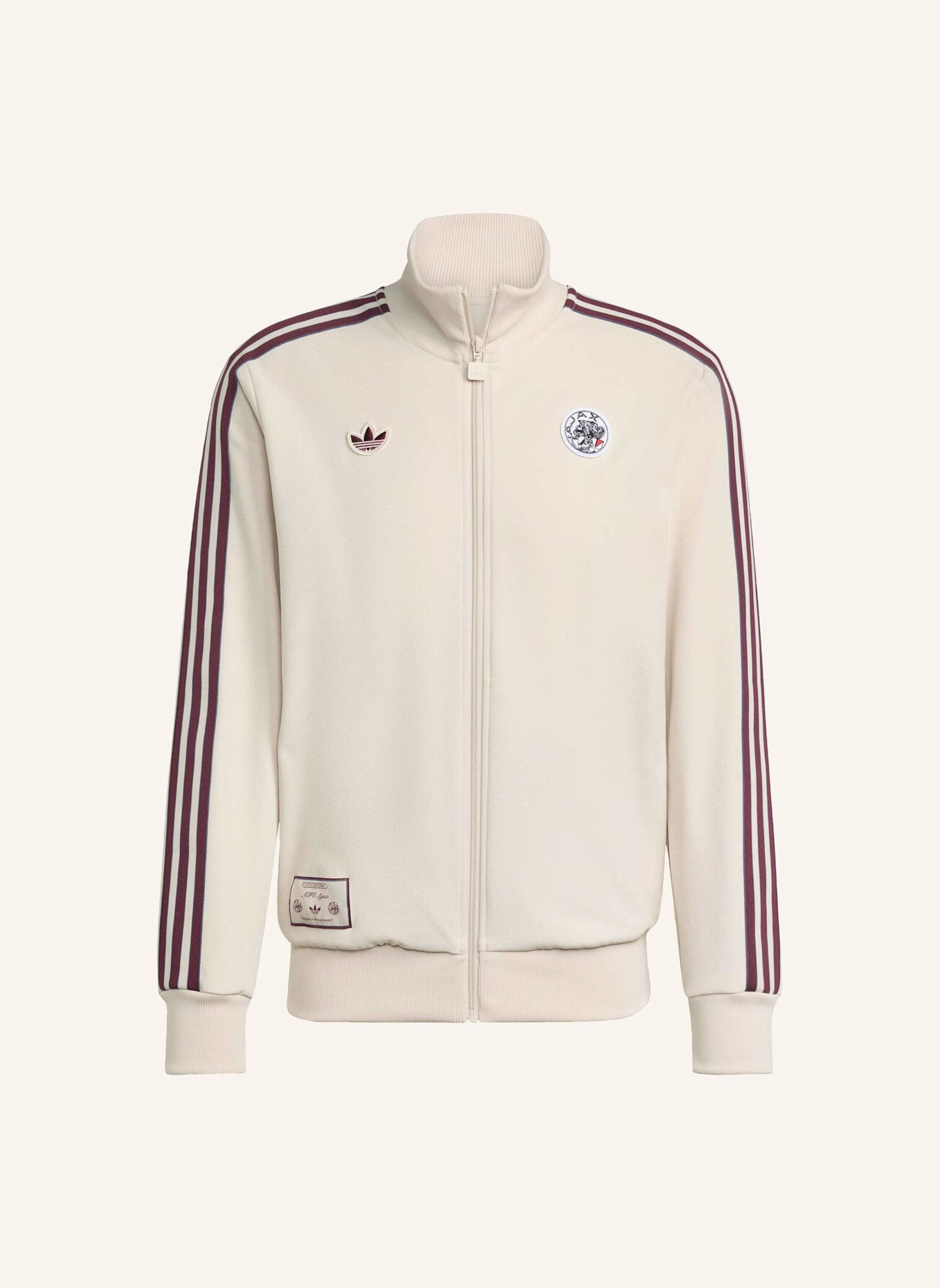 adidas Originals AJAX AMSTERDAM TERRACE ICONS TRAININGSJACKE: BEIGE
