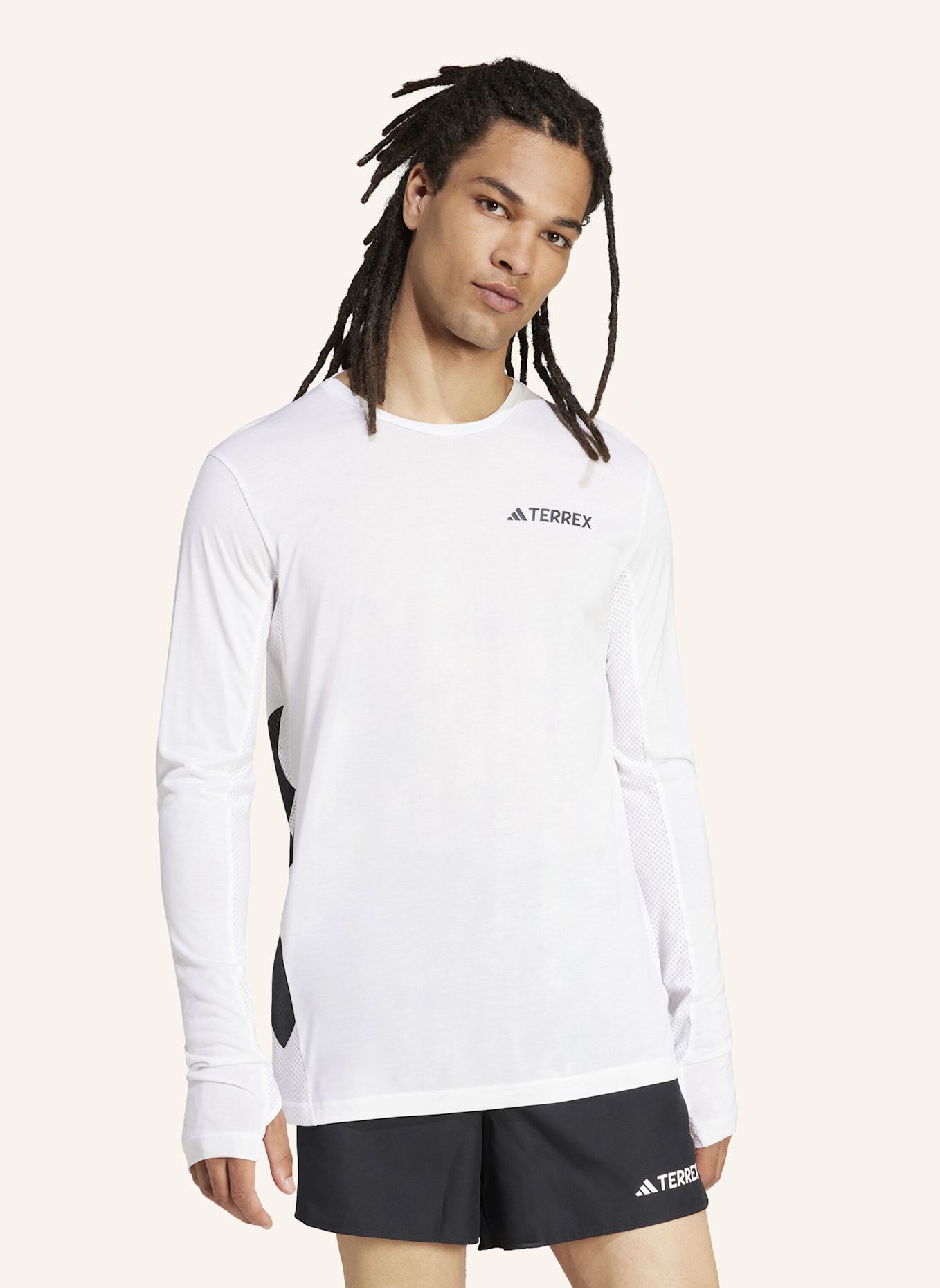 adidas TERREX TERREX XPERIOR CLIMACOOL+ LANGARMSHIRT: WEISS