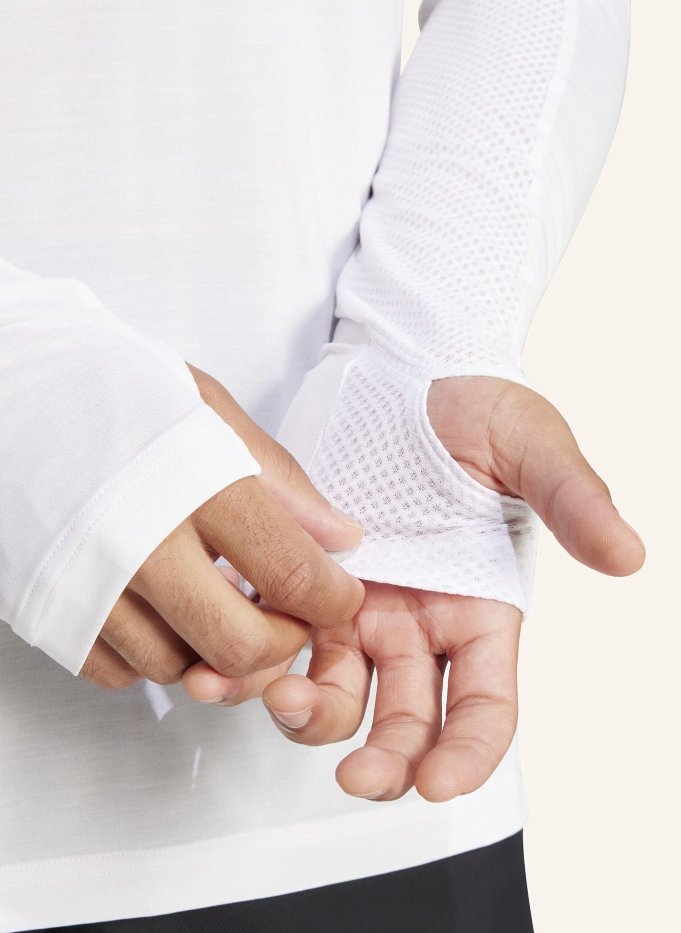 adidas TERREX TERREX XPERIOR CLIMACOOL+ LANGARMSHIRT: WEISS