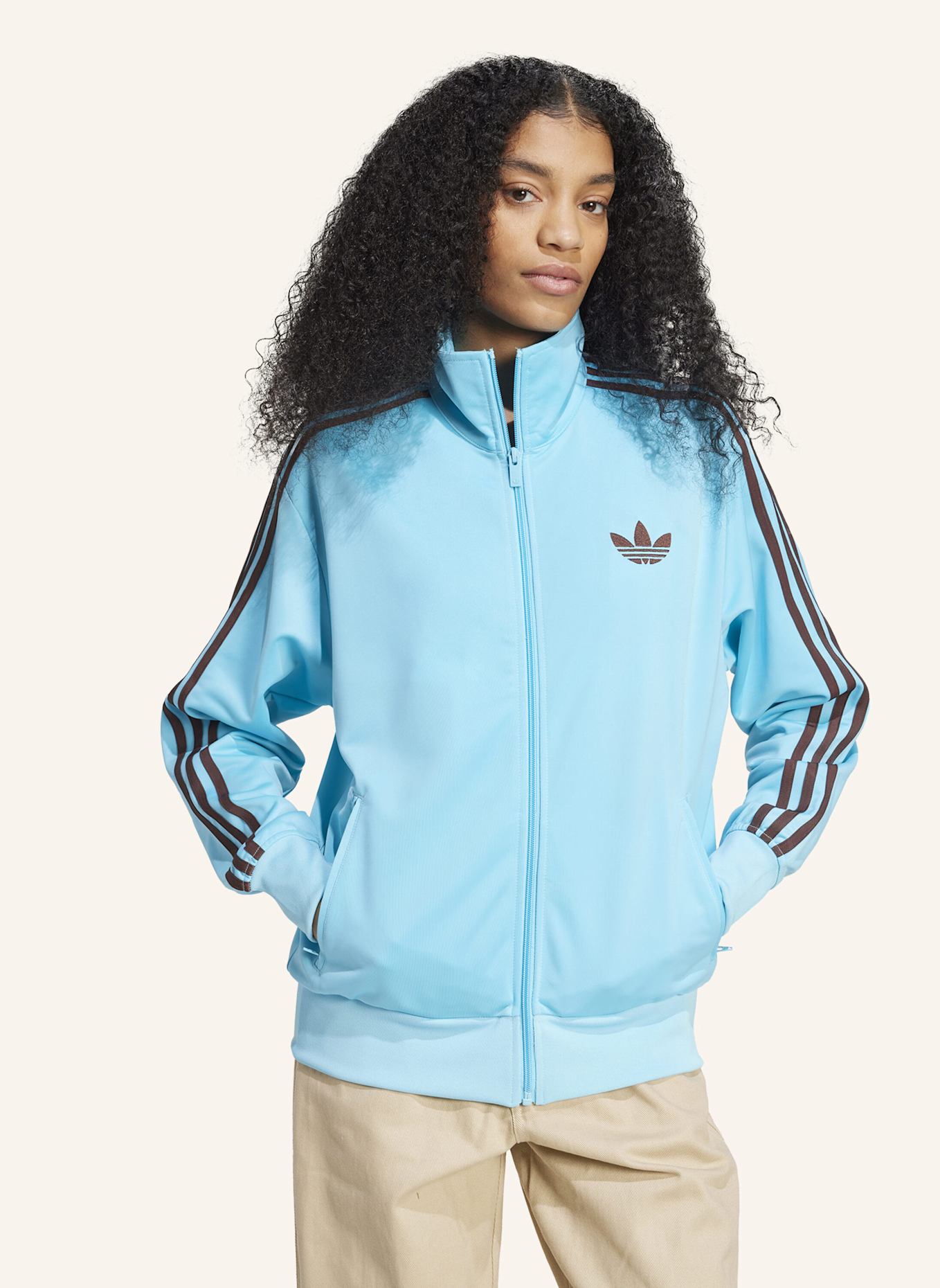 adidas Originals Trainingsjacke FIREBIRD: BLAU/ BRAUN