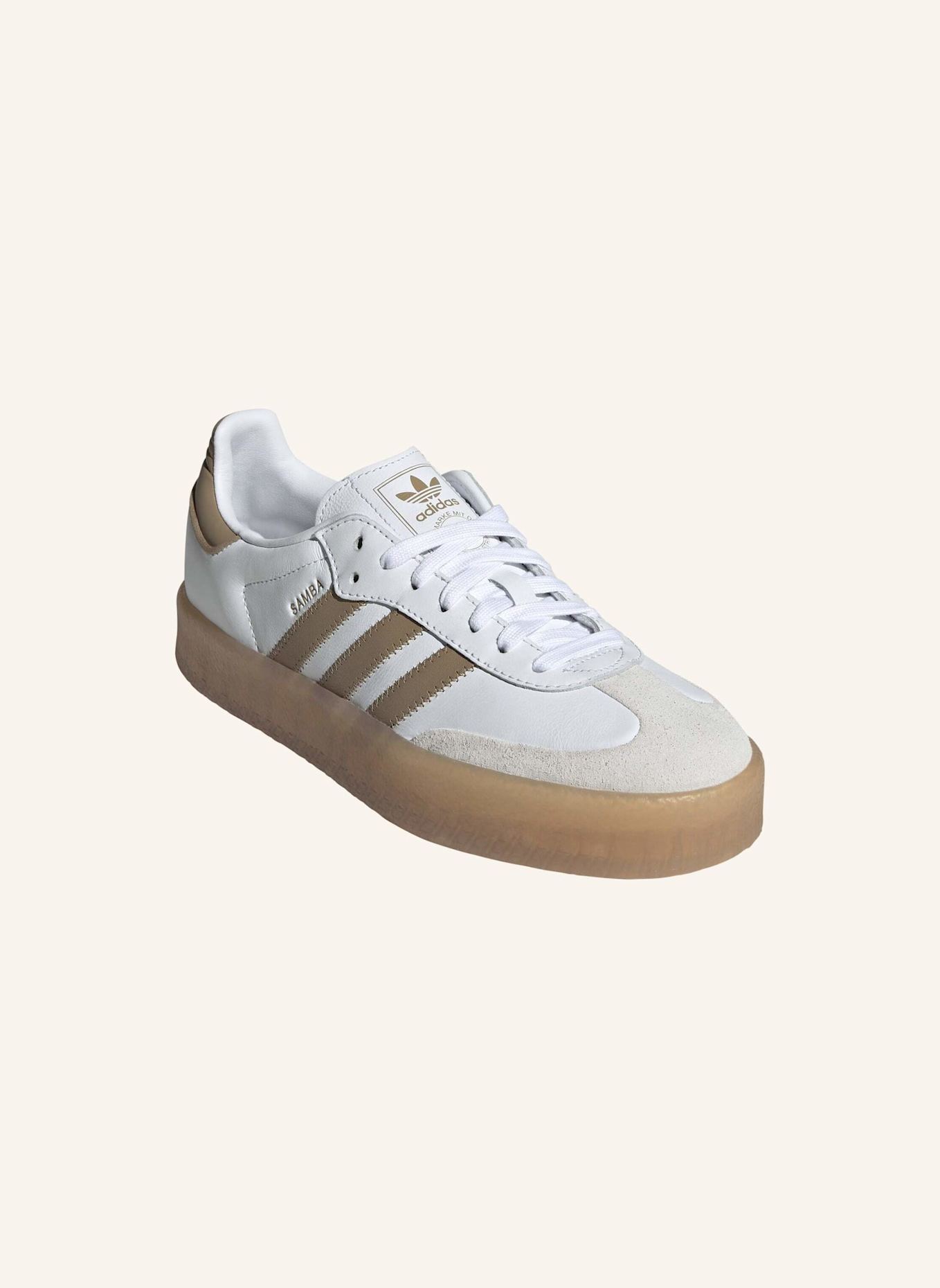 adidas Originals Sneaker SAMBAE: WEISS/ BRAUN