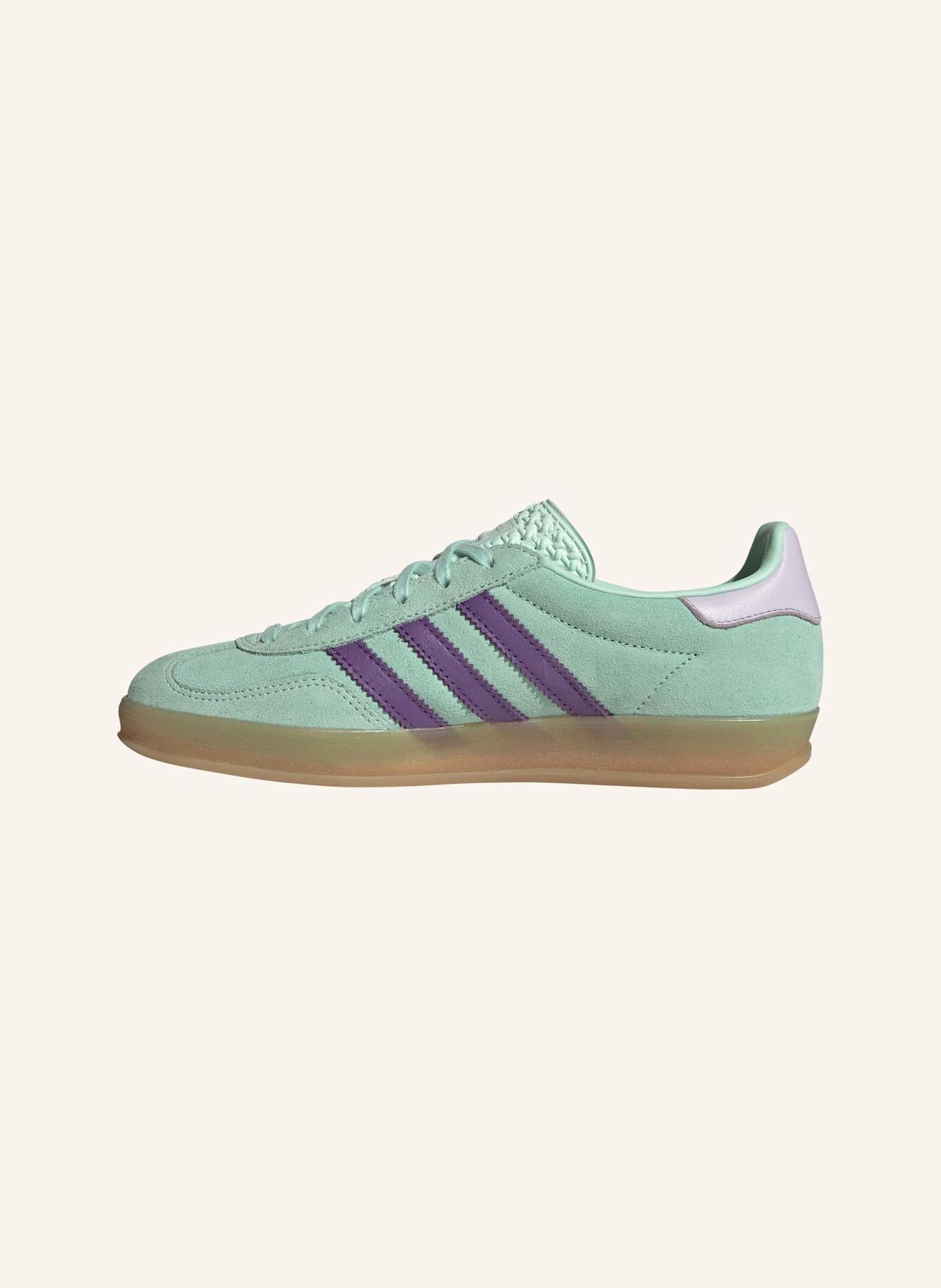 adidas Originals GAZELLE INDOOR SCHUH: GRÜN/ LILA