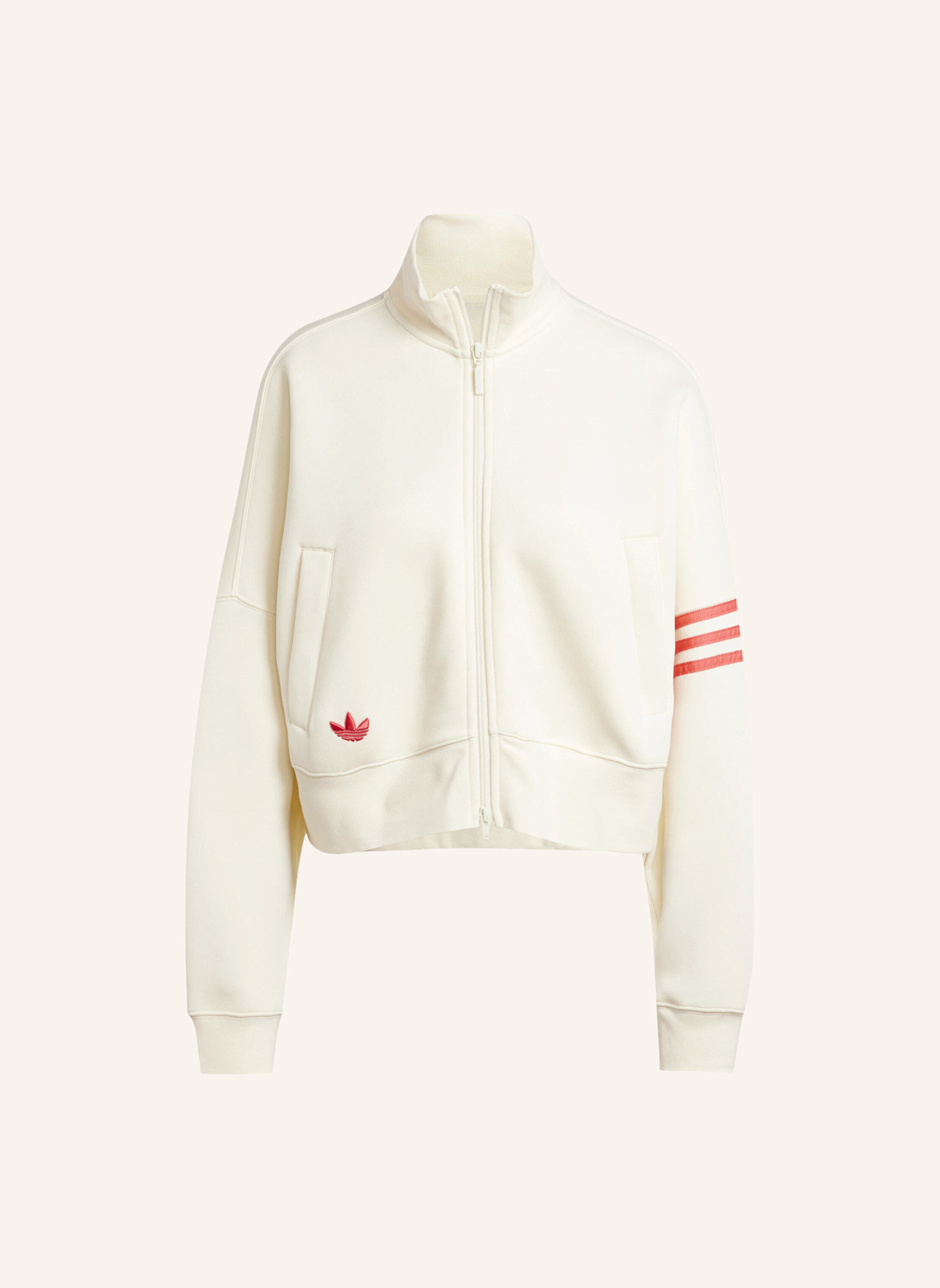 adidas Originals NEUCLASSICS ORIGINALS JACKE: WEISS/ ROSA