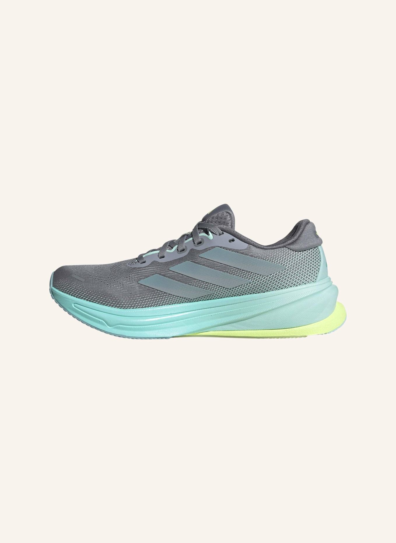 adidas Laufschuhe SUPERNOVA RISE 2: GRAU/ GRÜN