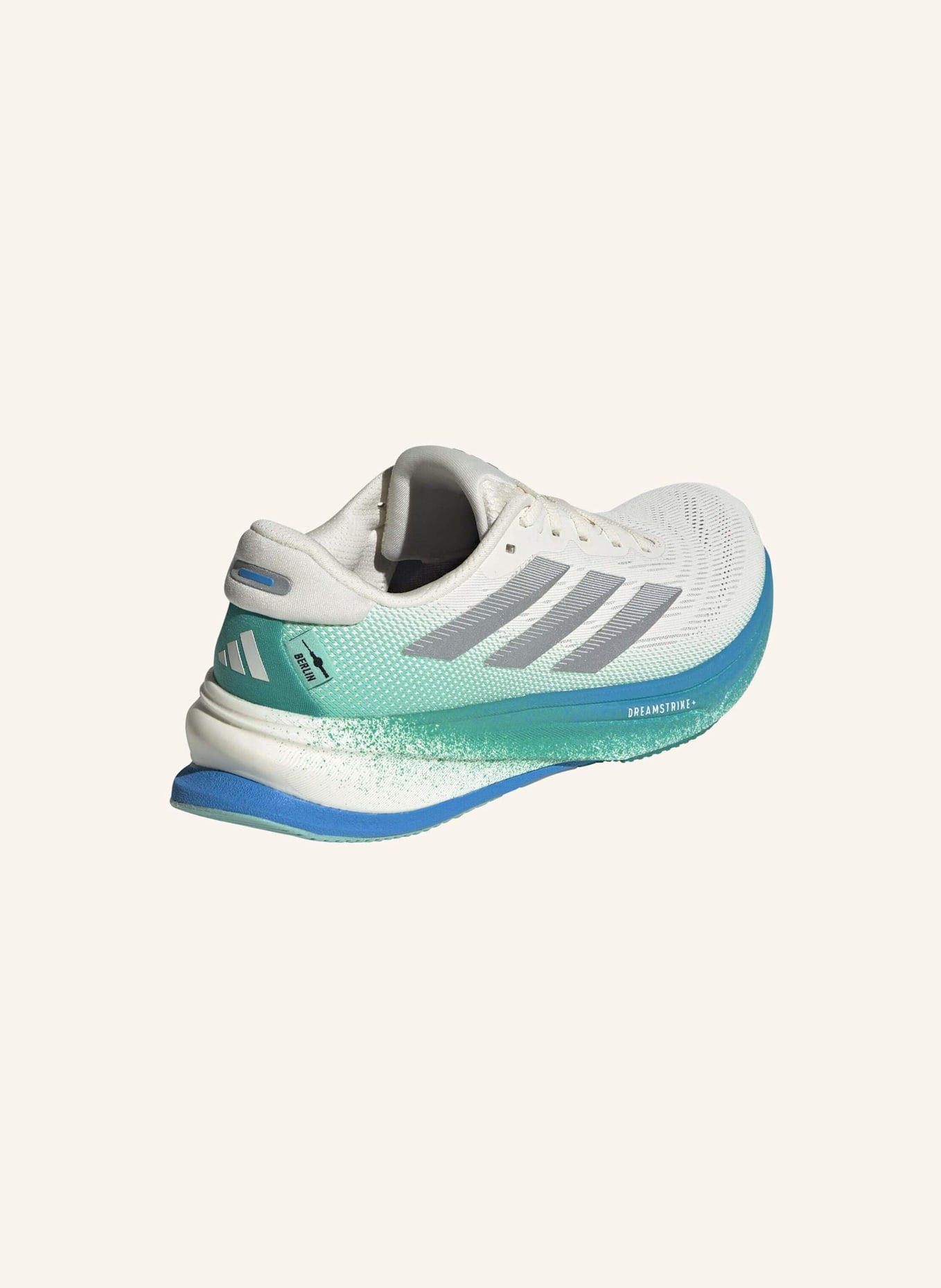 adidas Laufschuhe SUPERNOVA RISE 2: WEISS/ SILBER/ GRÜN