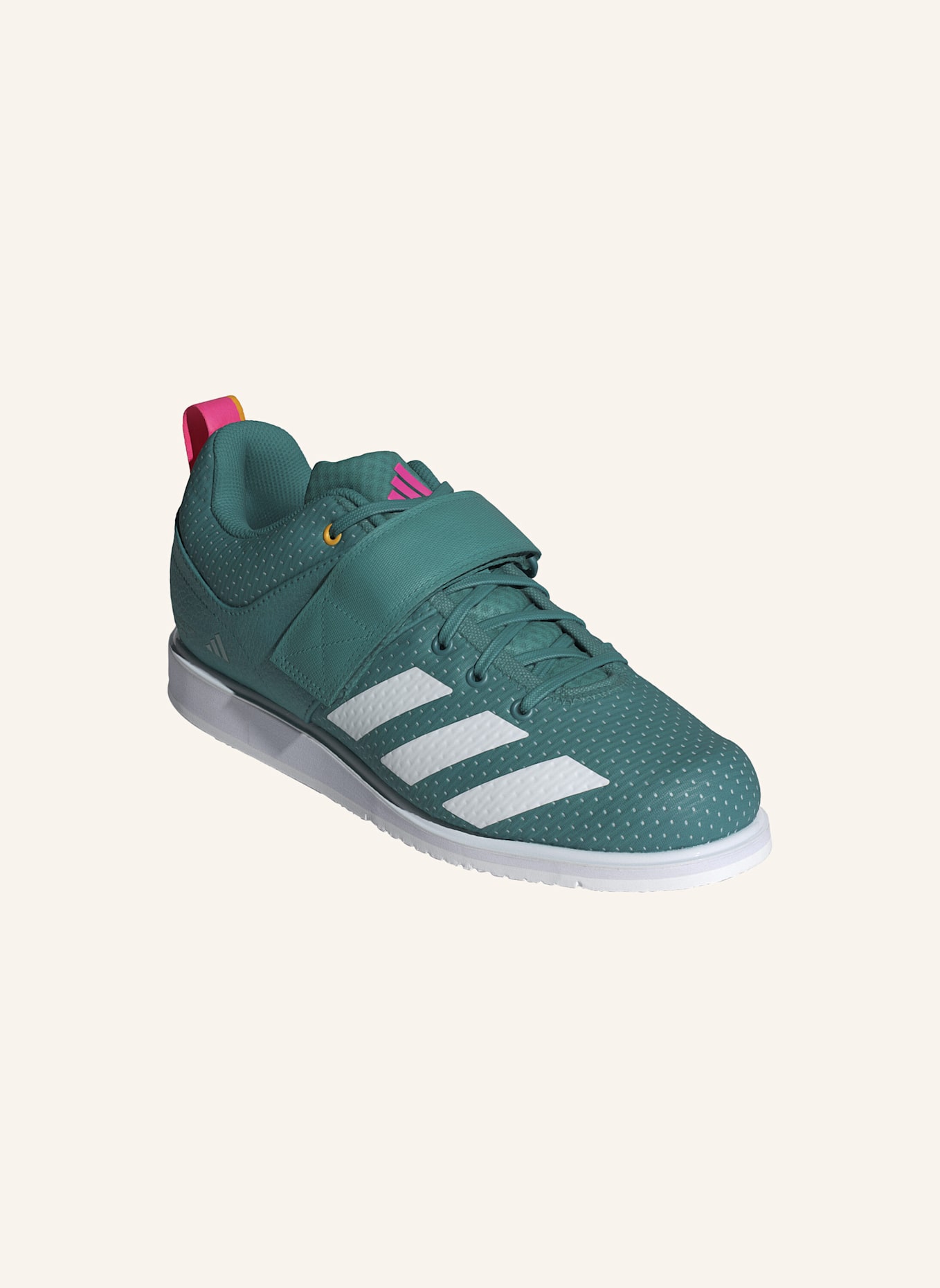 adidas POWERLIFT 5 GEWICHTHEBERSCHUH: TÜRKIS/ WEISS