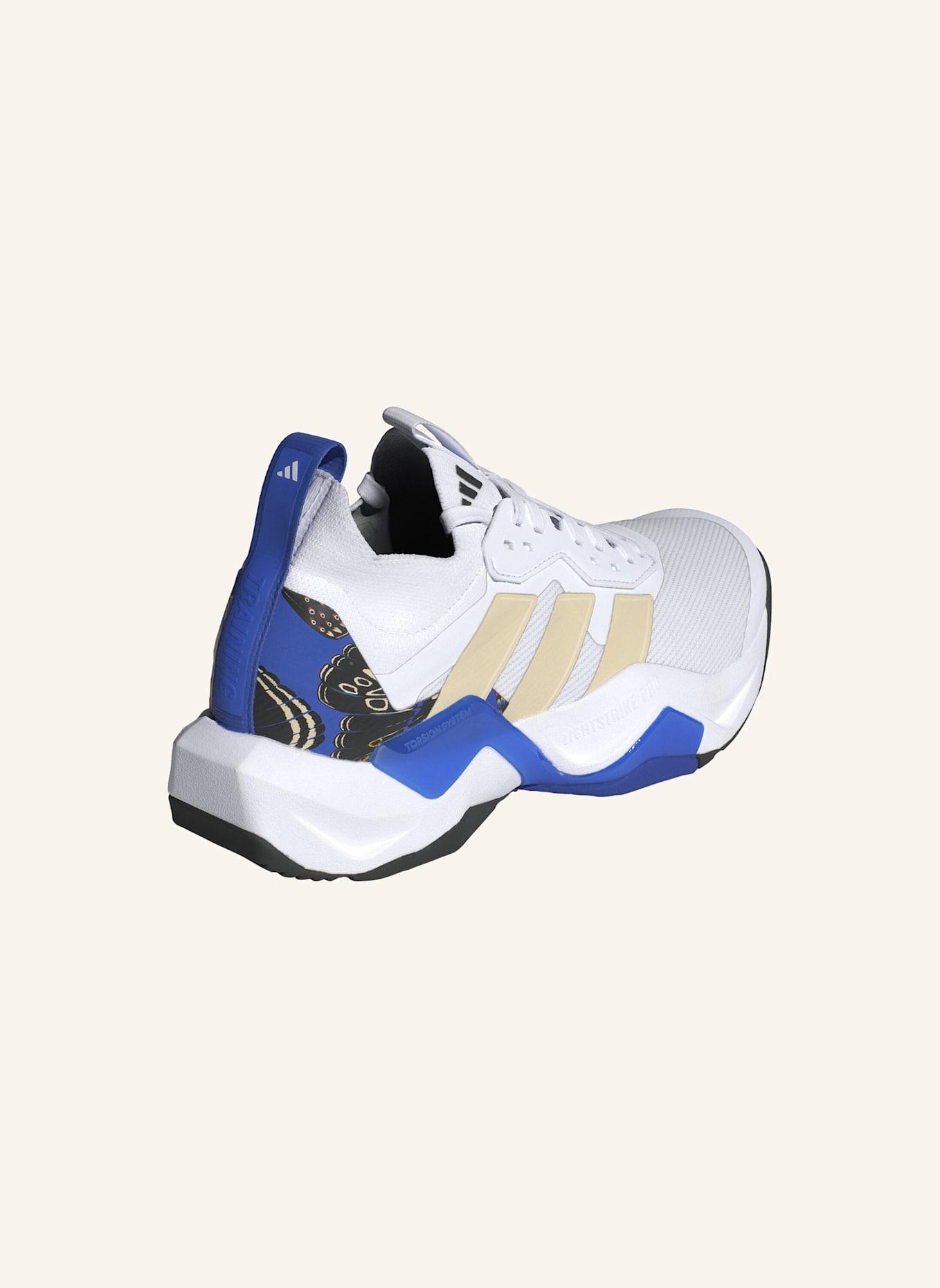 adidas Fitnessschuhe RAPIDMOVE ADV 2 TRAINER: WEISS/ BEIGE/ BLAU