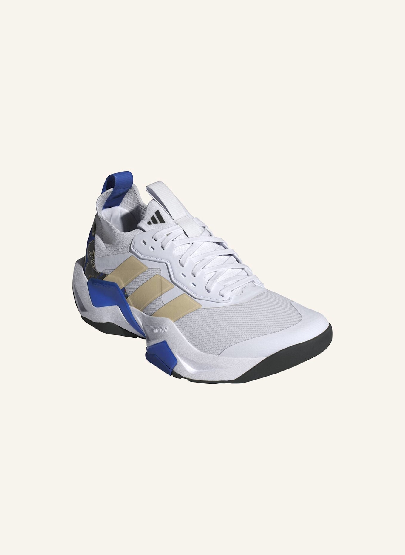adidas Fitnessschuhe RAPIDMOVE ADV 2 TRAINER: WEISS/ BEIGE/ BLAU