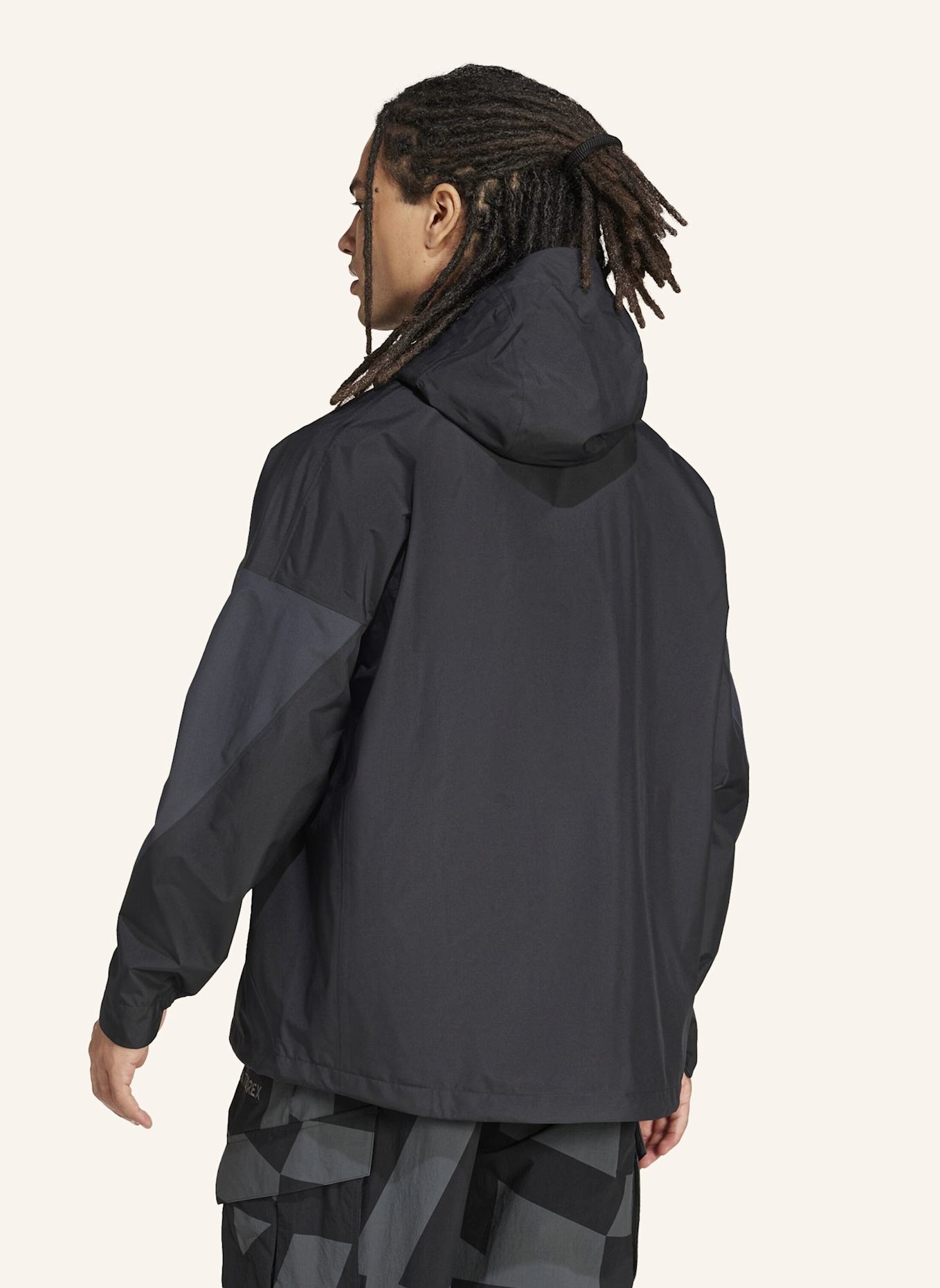 adidas TERREX Schlupfjacke TERREX XPLORIC 2.5 LAYER CLIMAPROOF: SCHWARZ/ GRAU