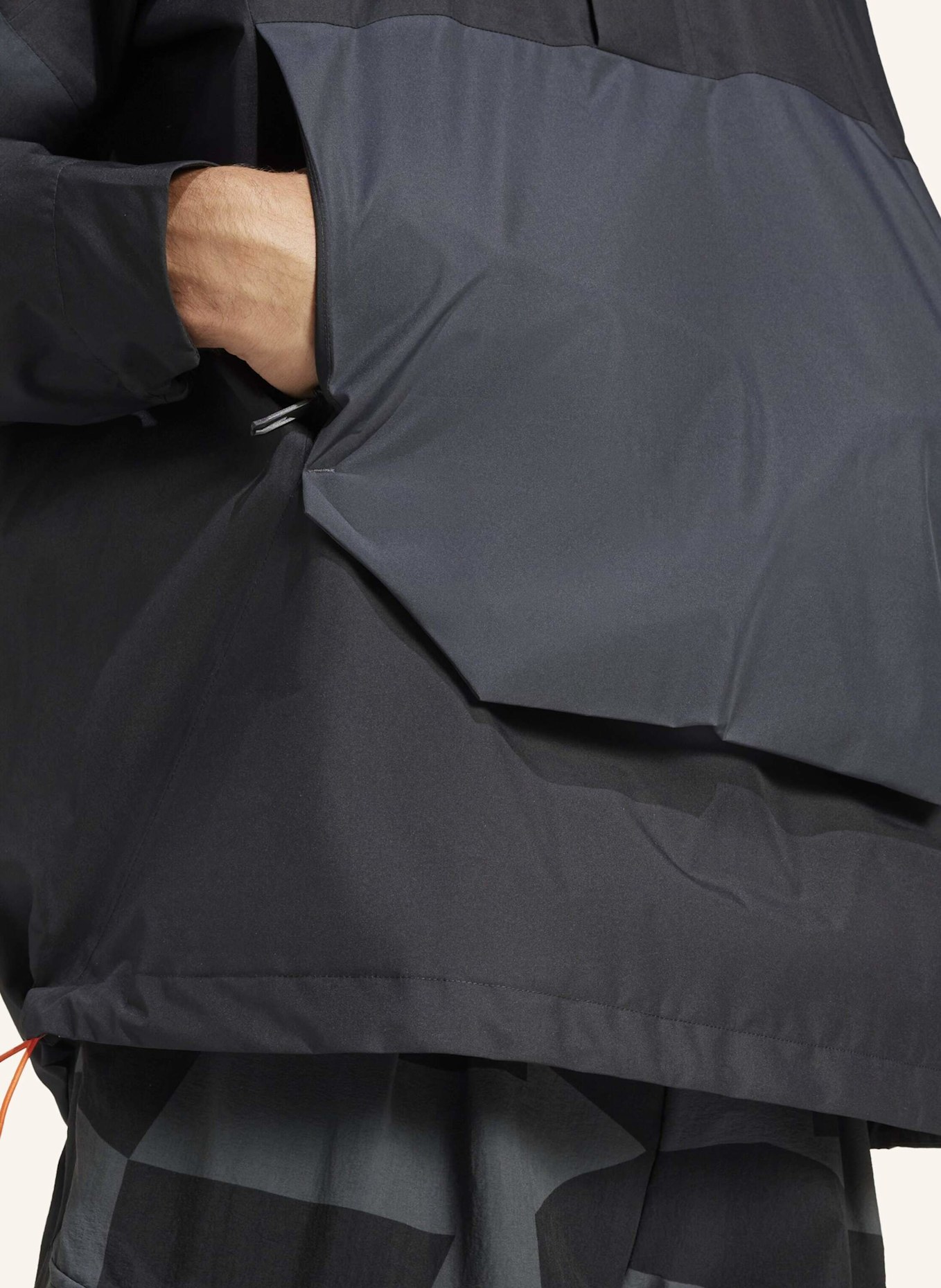 adidas TERREX Schlupfjacke TERREX XPLORIC 2.5 LAYER CLIMAPROOF: SCHWARZ/ GRAU