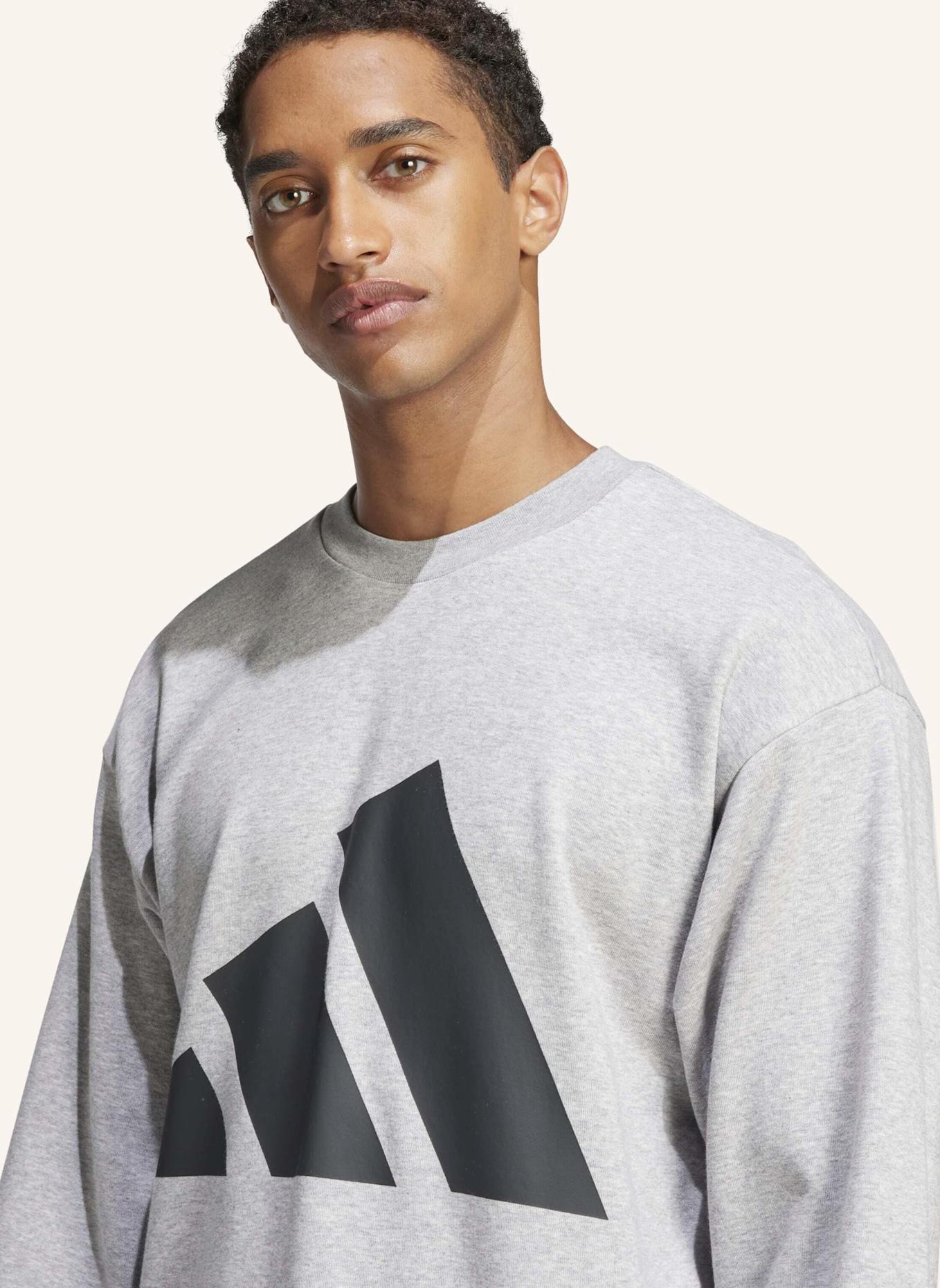 adidas ESSENTIALS BIG LOGO FRENCH TERRY SWEATSHIRT: SCHWARZ