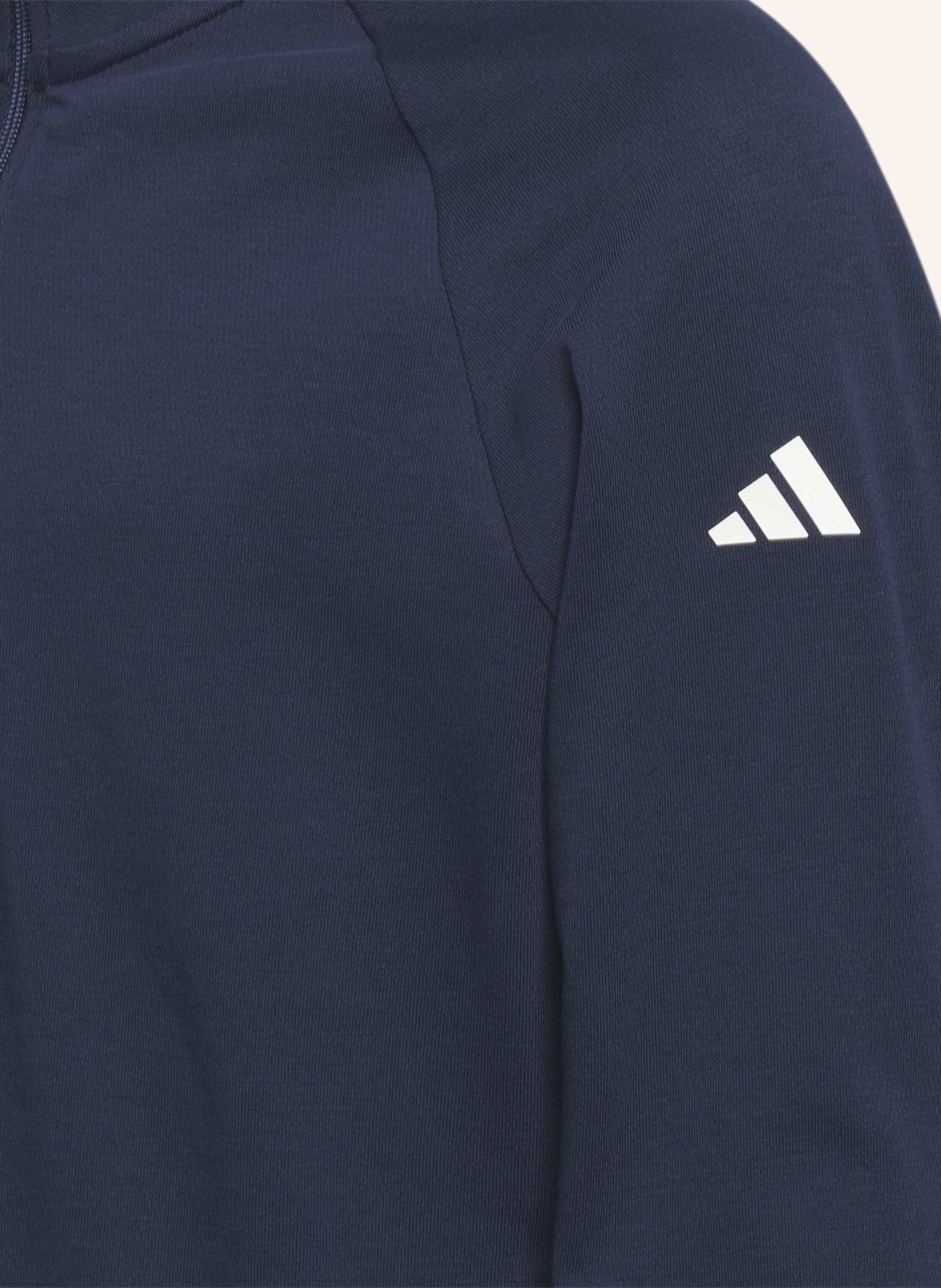 adidas 1/4-ZIP LAYER OBERTEIL: BLAU