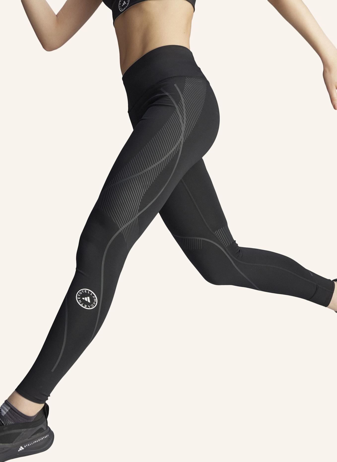 adidas by Stella McCartney ADIDAS BY STELLA MCCARTNEY TRUEPACE RUNNING LEGGINGS: SCHWARZ