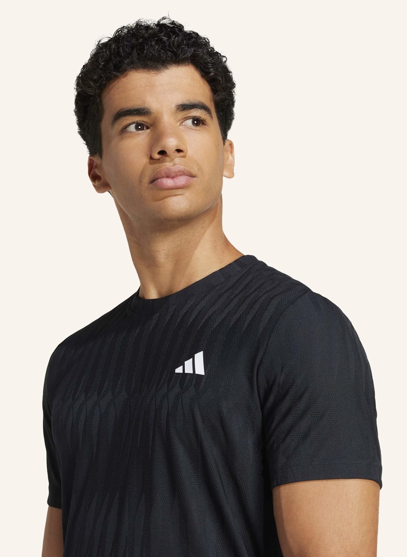 adidas TENNIS CLIMACOOL+ AIRCHILL FREELIFT T-SHIRT: SCHWARZ