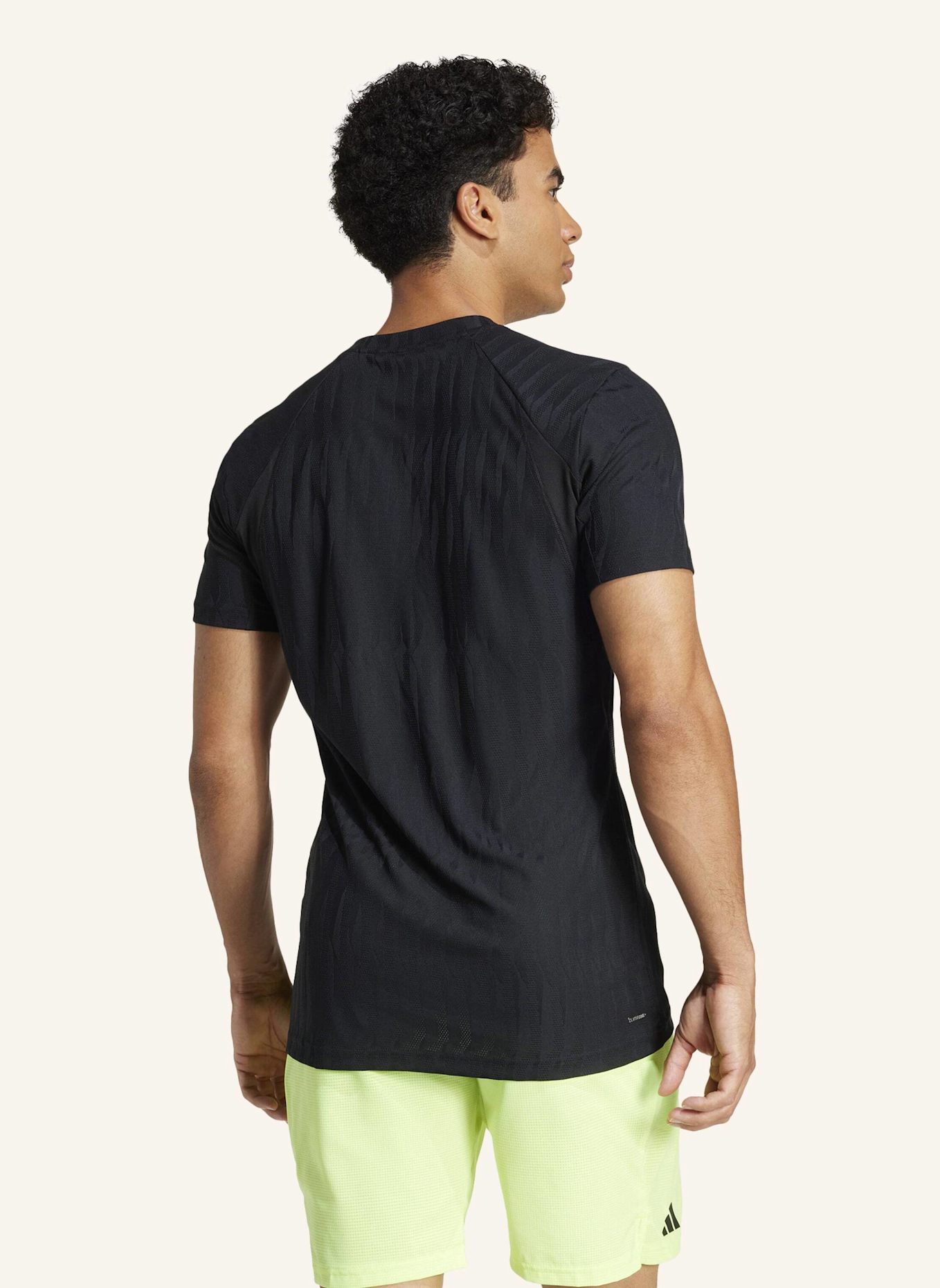 adidas TENNIS CLIMACOOL+ AIRCHILL FREELIFT T-SHIRT: SCHWARZ