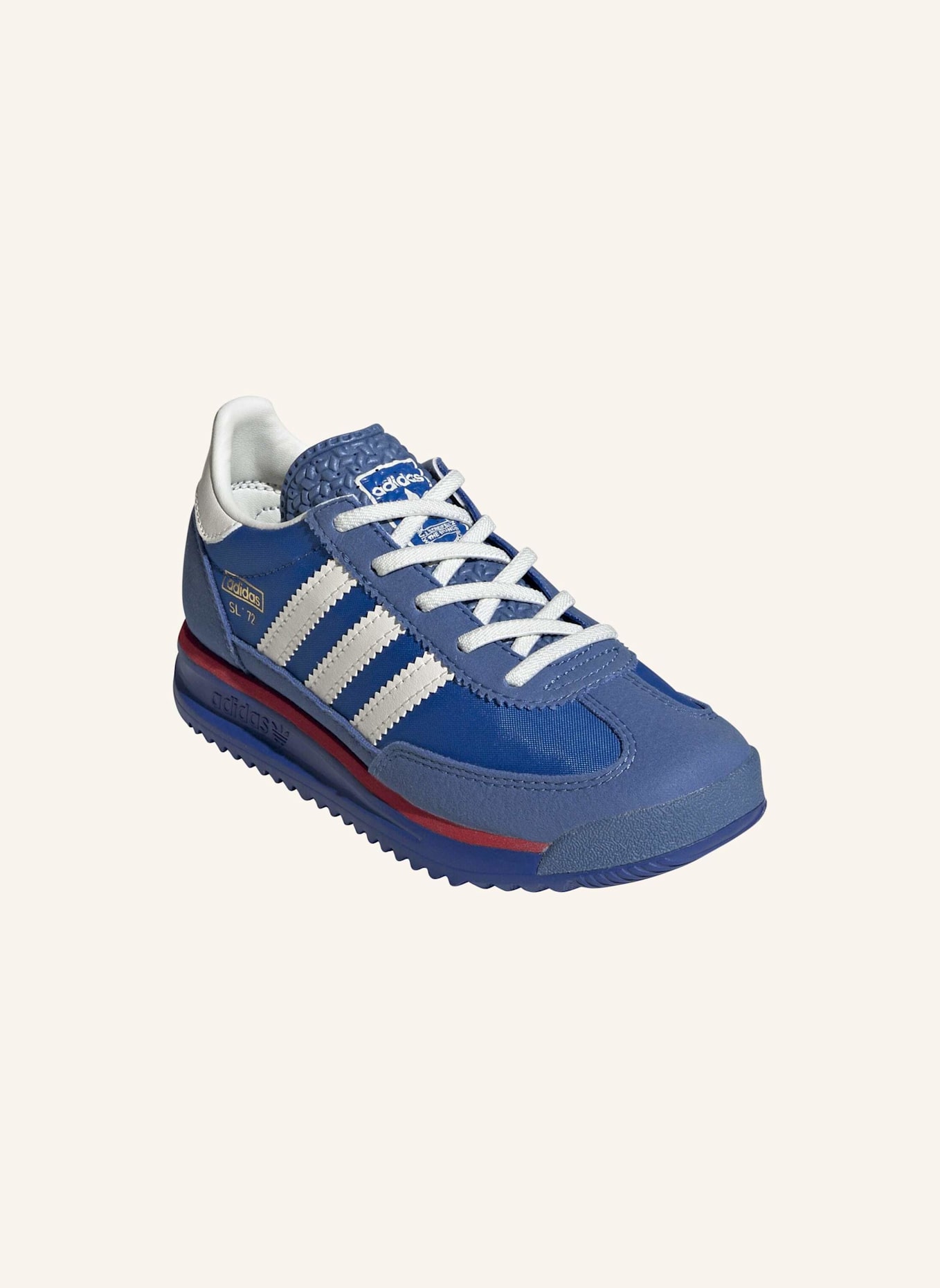 adidas Originals SL 72 RS ELASTIC LACES KIDS SCHUH: BLAU/ WEISS/ ROT