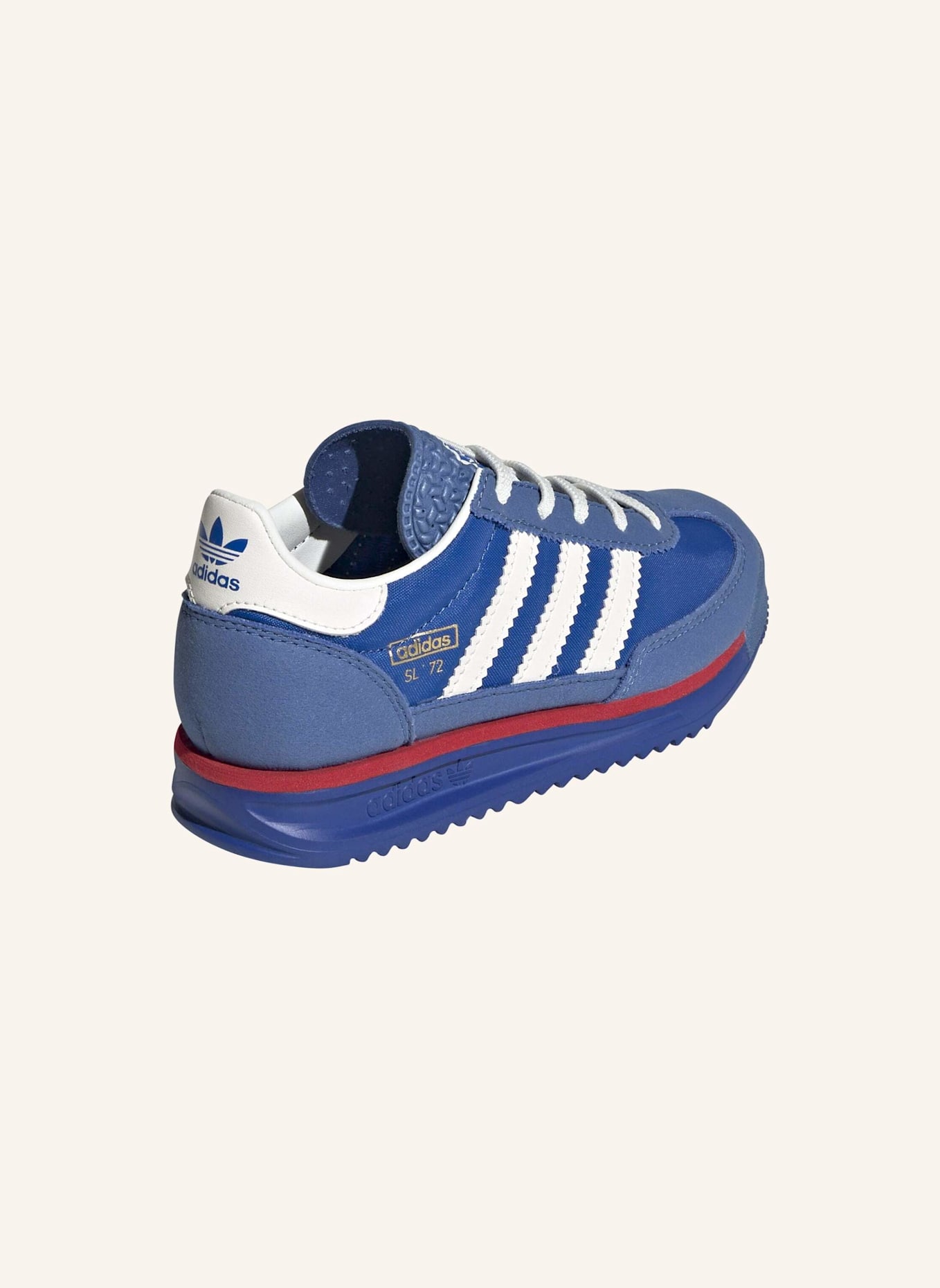 adidas Originals SL 72 RS ELASTIC LACES KIDS SCHUH: BLAU/ WEISS/ ROT
