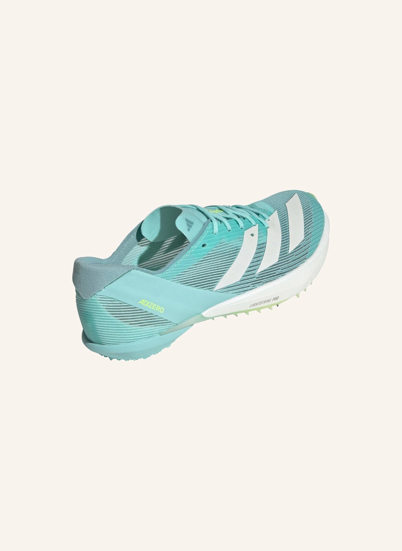adidas ADIZERO AMBITION SPIKE-SCHUH: GRÜN/ WEISS/ GELB