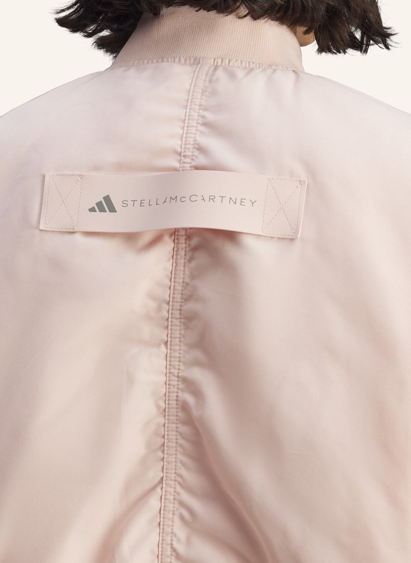 adidas by Stella McCartney ADIDAS BY STELLA MCCARTNEY TRUE NATURE WOVEN BOMBERJACKE: ROSA