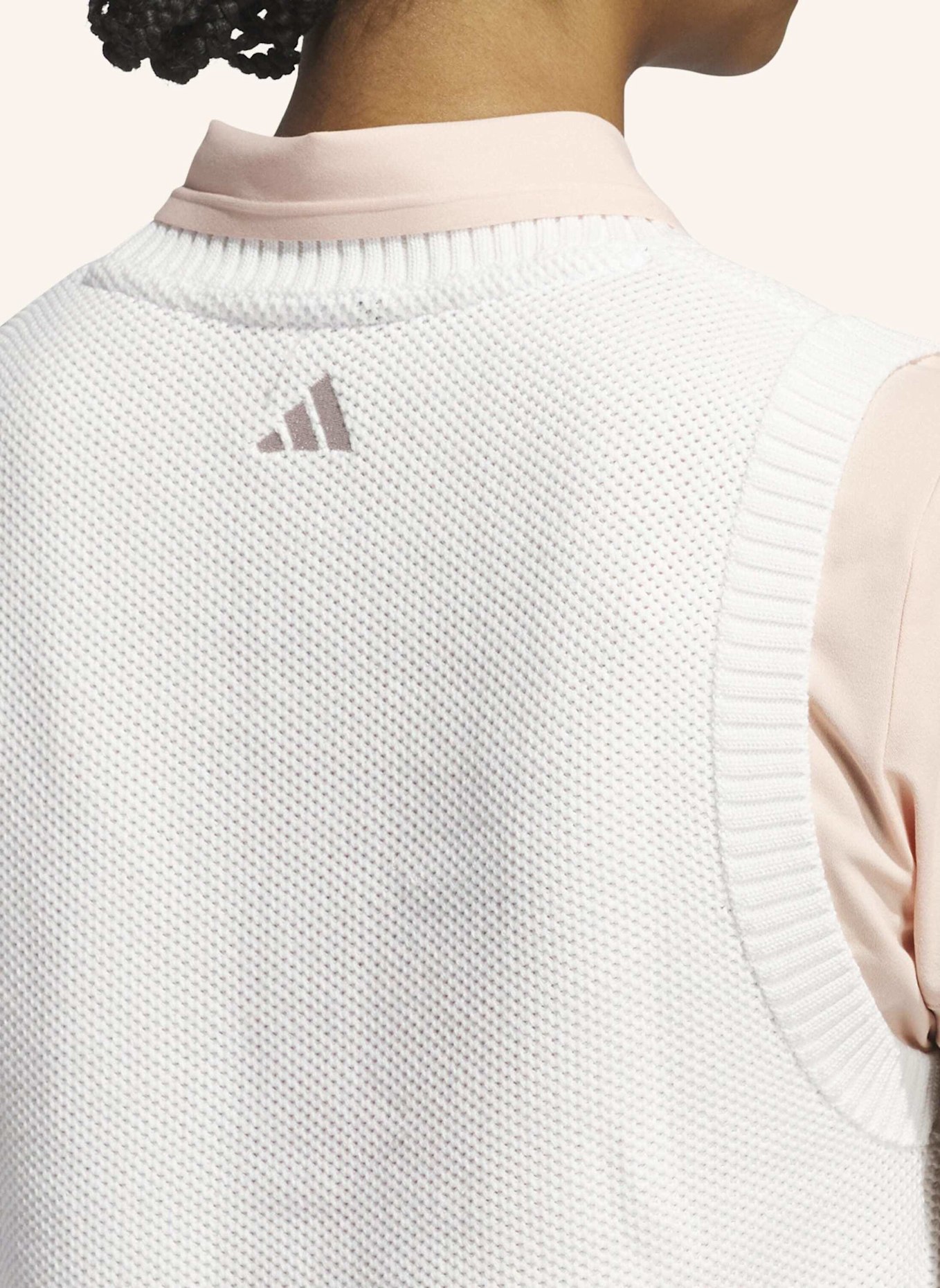 adidas ULTIMATE365 KNIT TOUR PULLUNDER: WEISS