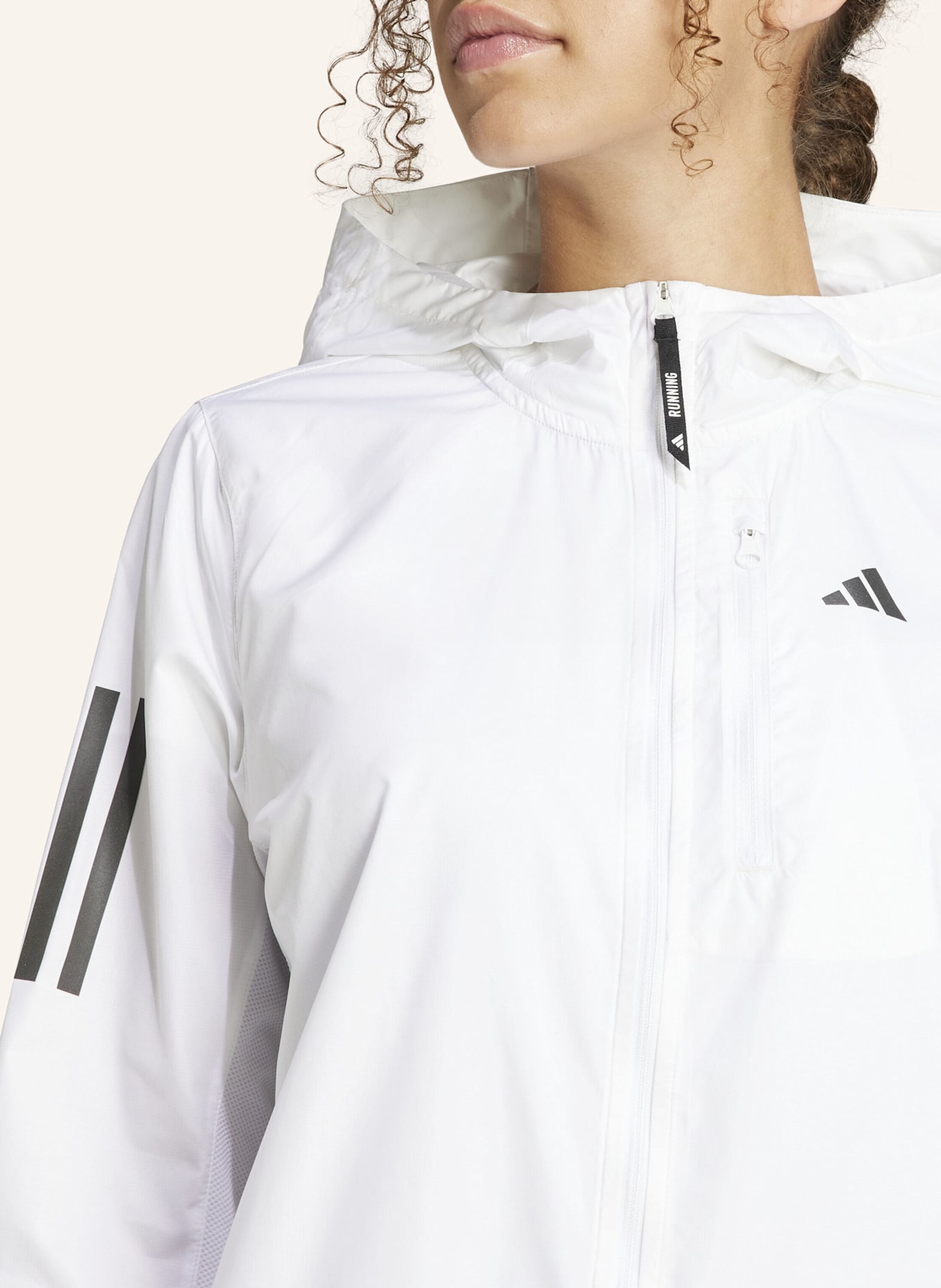 adidas OWN THE RUN JACKE: WEISS