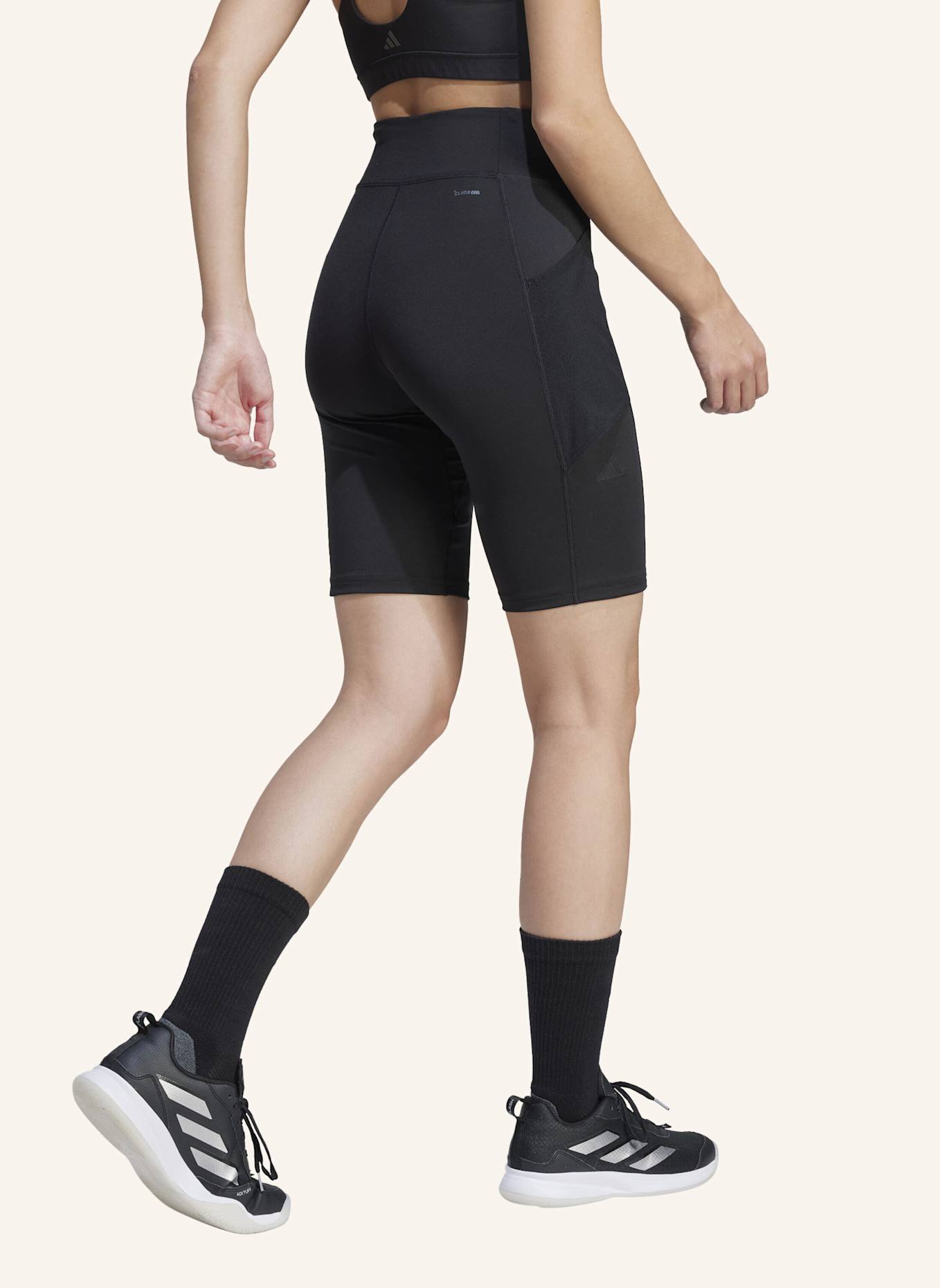 adidas TENNIS CLIMACOOL MATCH KURZE LEGGINGS: SCHWARZ