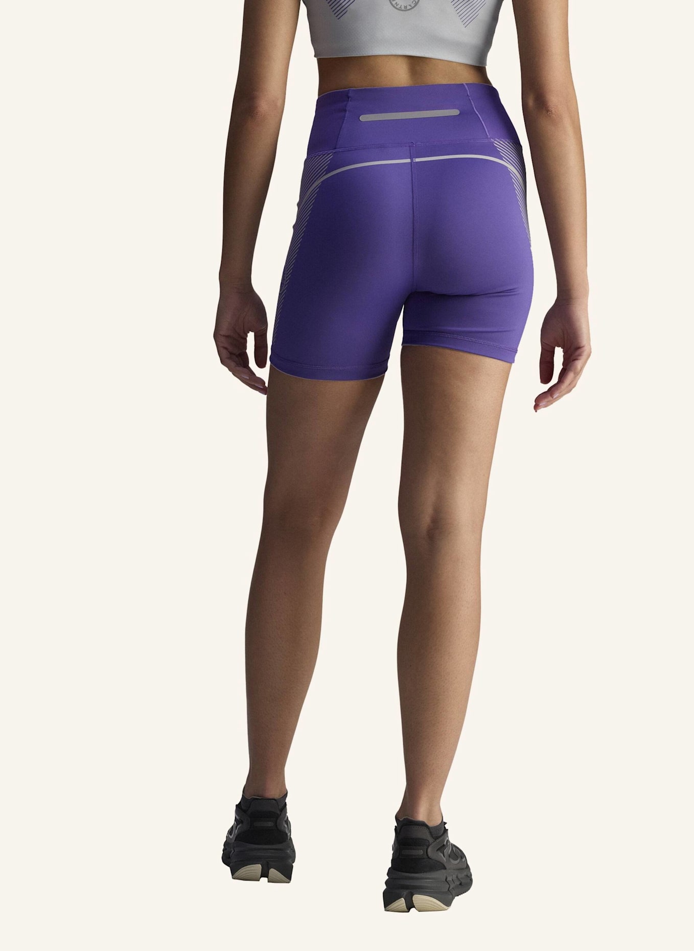 adidas by Stella McCartney ADIDAS BY STELLA MCCARTNEY TRUEPACE RUNNING KURZE LEGGINGS: LILA