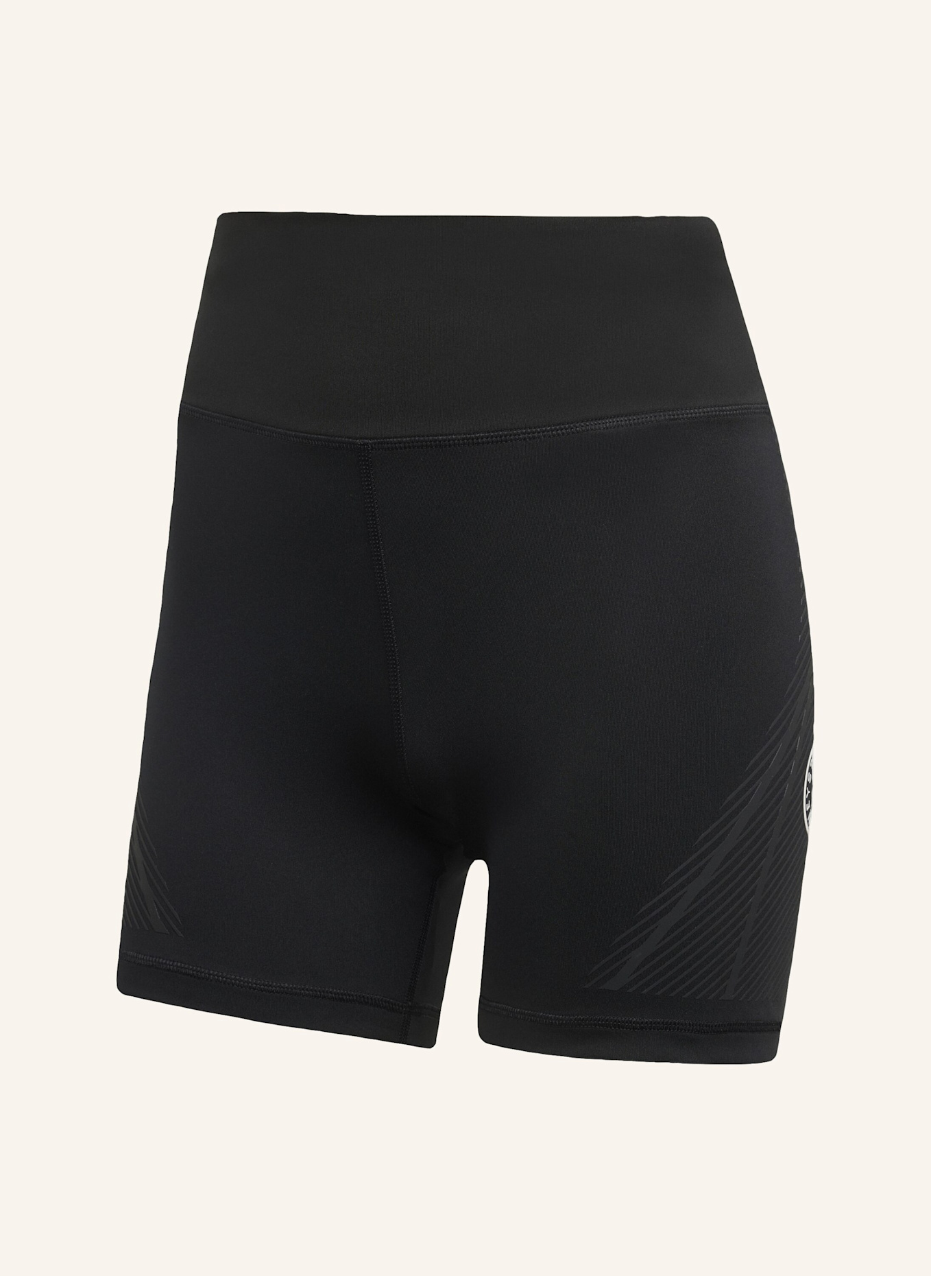 adidas by Stella McCartney ADIDAS BY STELLA MCCARTNEY TRUEPACE RUNNING KURZE LEGGINGS: SCHWARZ