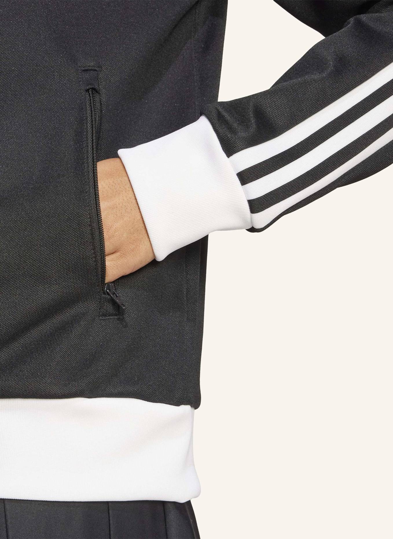 adidas Originals KULTIGES TRACK TOP: SCHWARZ/ WEISS