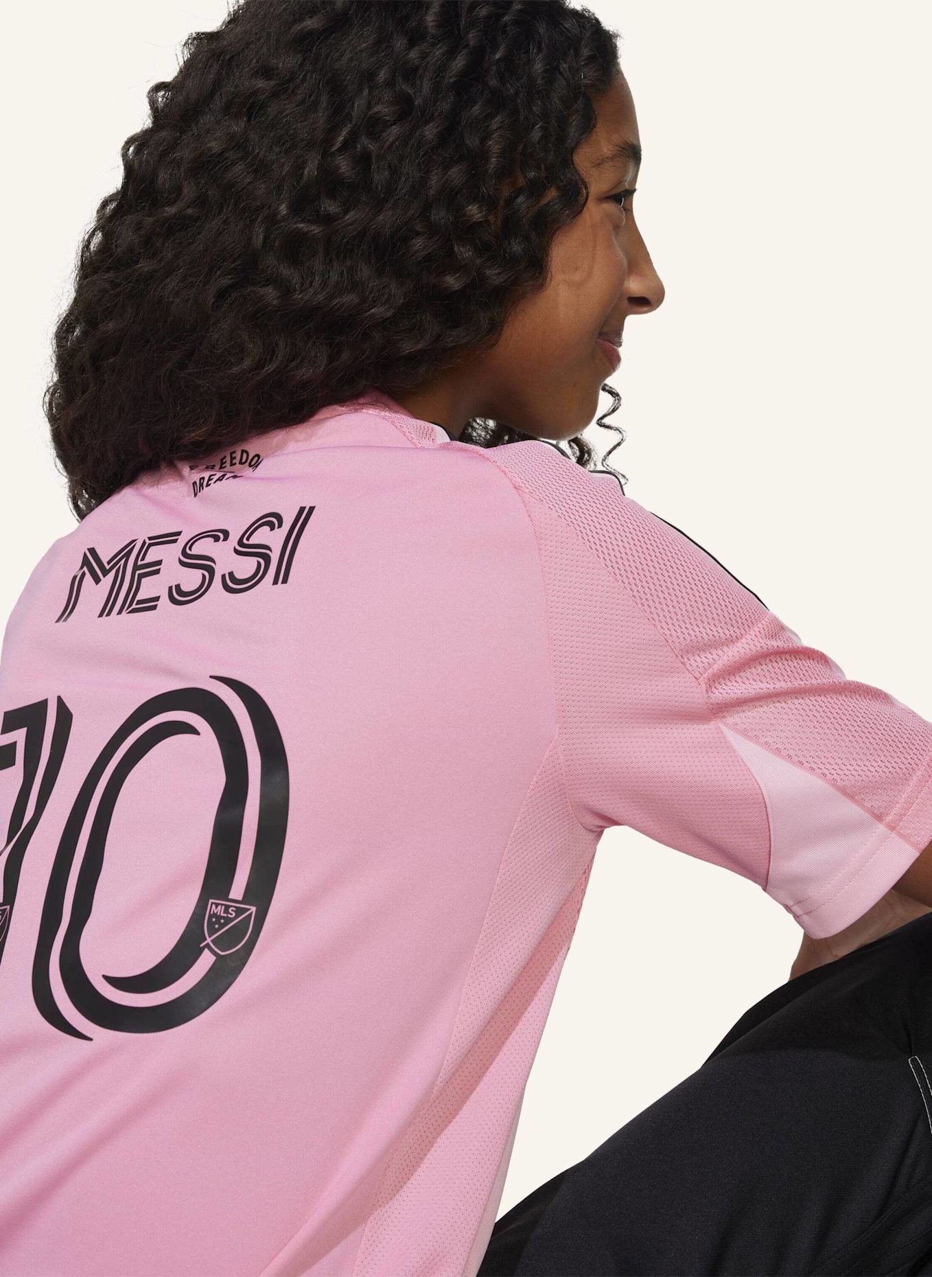 adidas INTER MIAMI CF 25/26 MESSI KIDS HEIMTRIKOT: ROSA