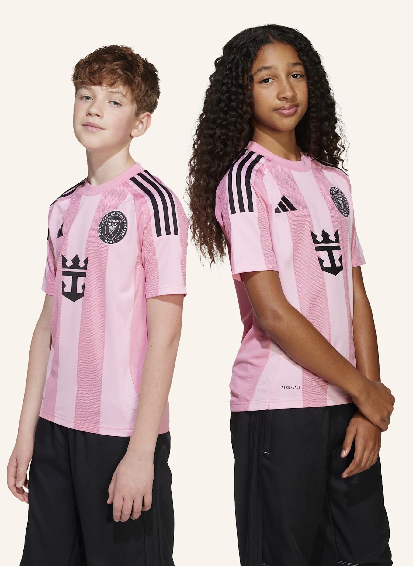 adidas INTER MIAMI CF 25/26 MESSI KIDS HEIMTRIKOT: ROSA