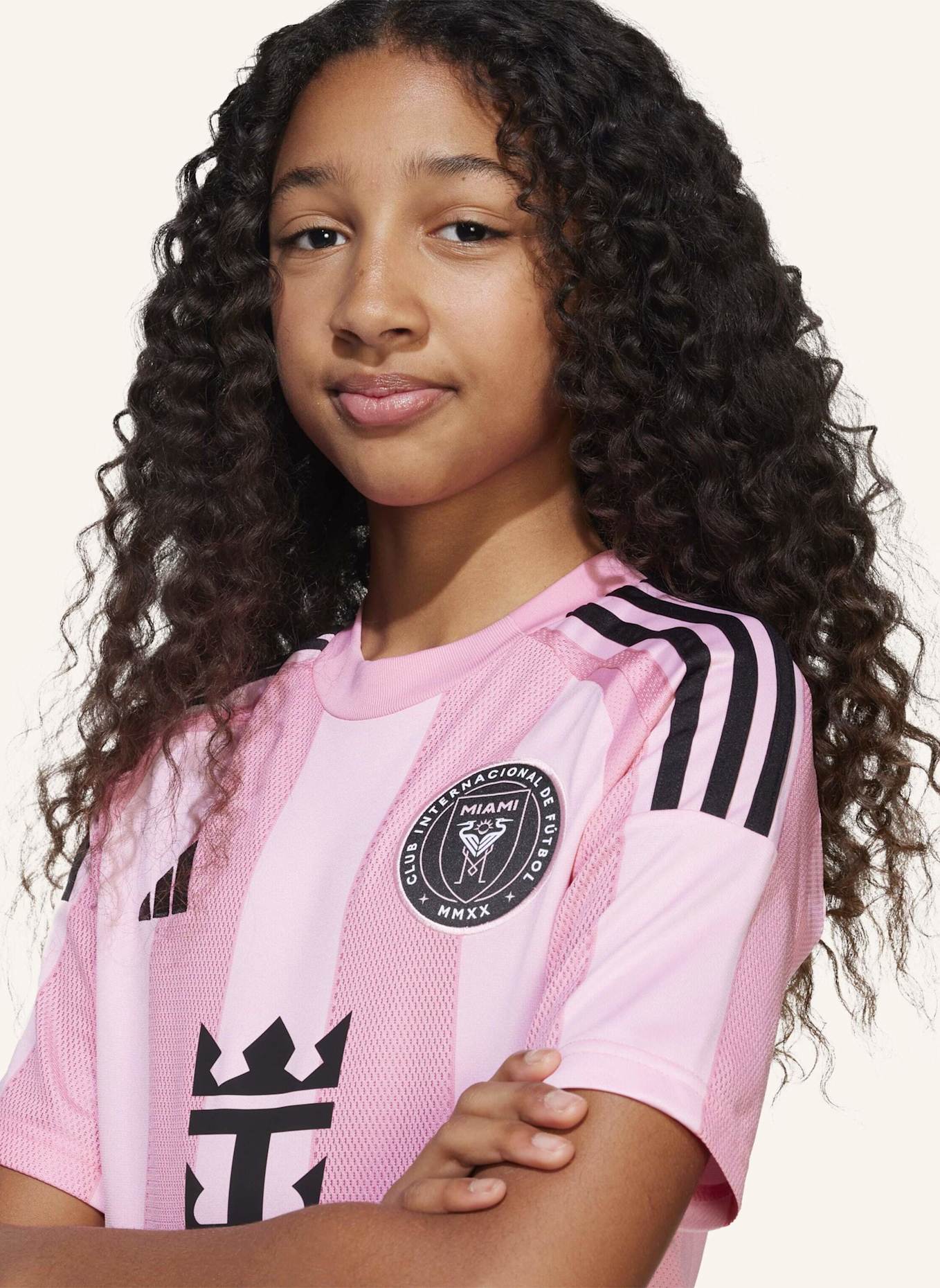 adidas INTER MIAMI CF 25/26 MESSI KIDS HEIMTRIKOT: ROSA