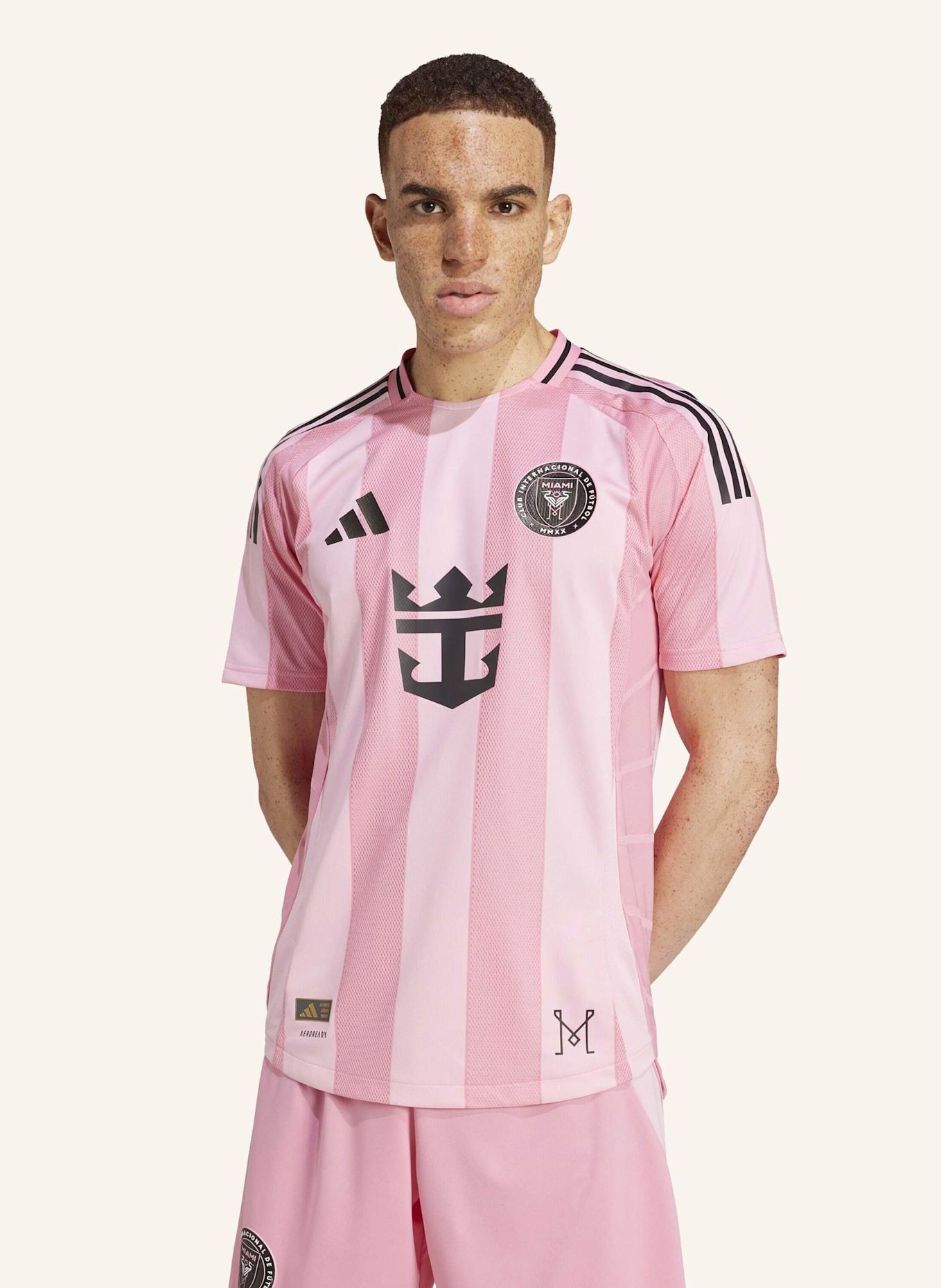 adidas INTER MIAMI CF 25/26 MESSI HEIMTRIKOT AUTHENTIC: ROSA