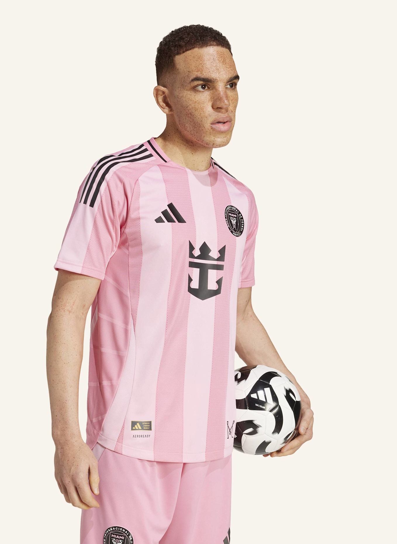 adidas INTER MIAMI CF 25/26 MESSI HEIMTRIKOT AUTHENTIC: ROSA