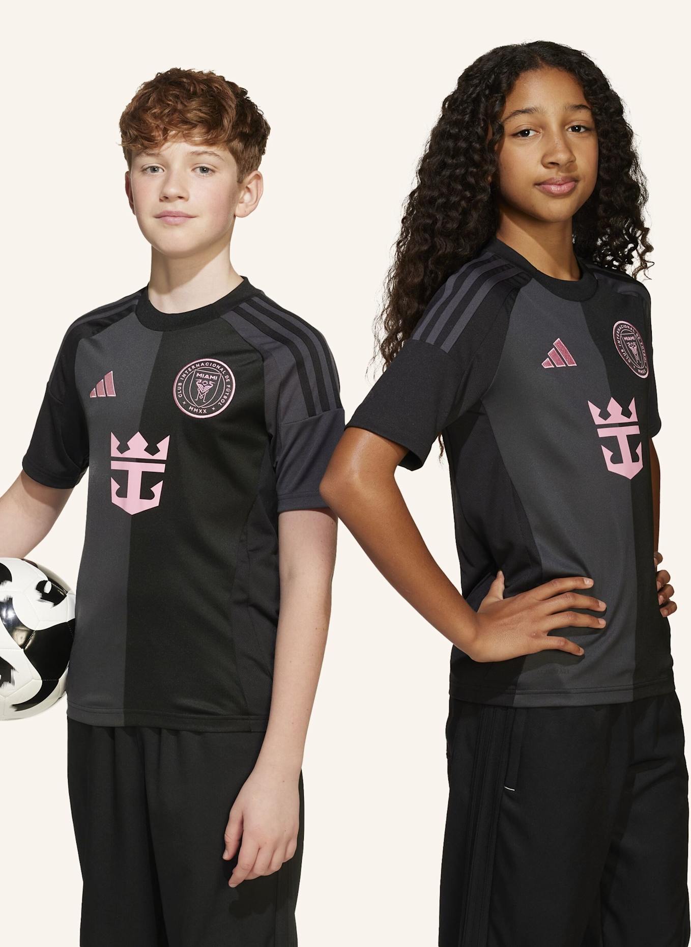 adidas INTER MIAMI CF 25/26 MESSI AUSWÄRTSTRIKOT: SCHWARZ