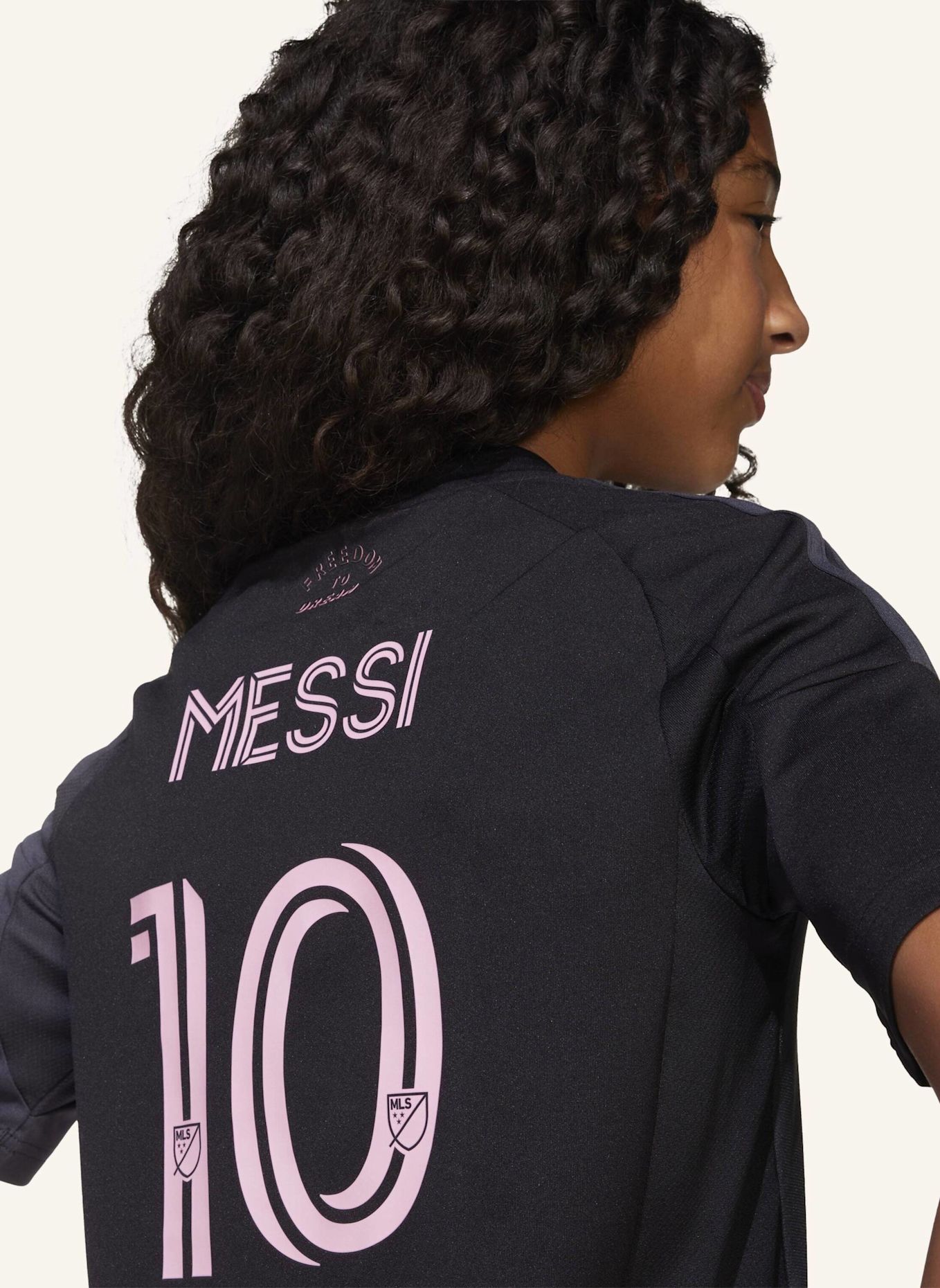 adidas INTER MIAMI CF 25/26 MESSI AUSWÄRTSTRIKOT: SCHWARZ