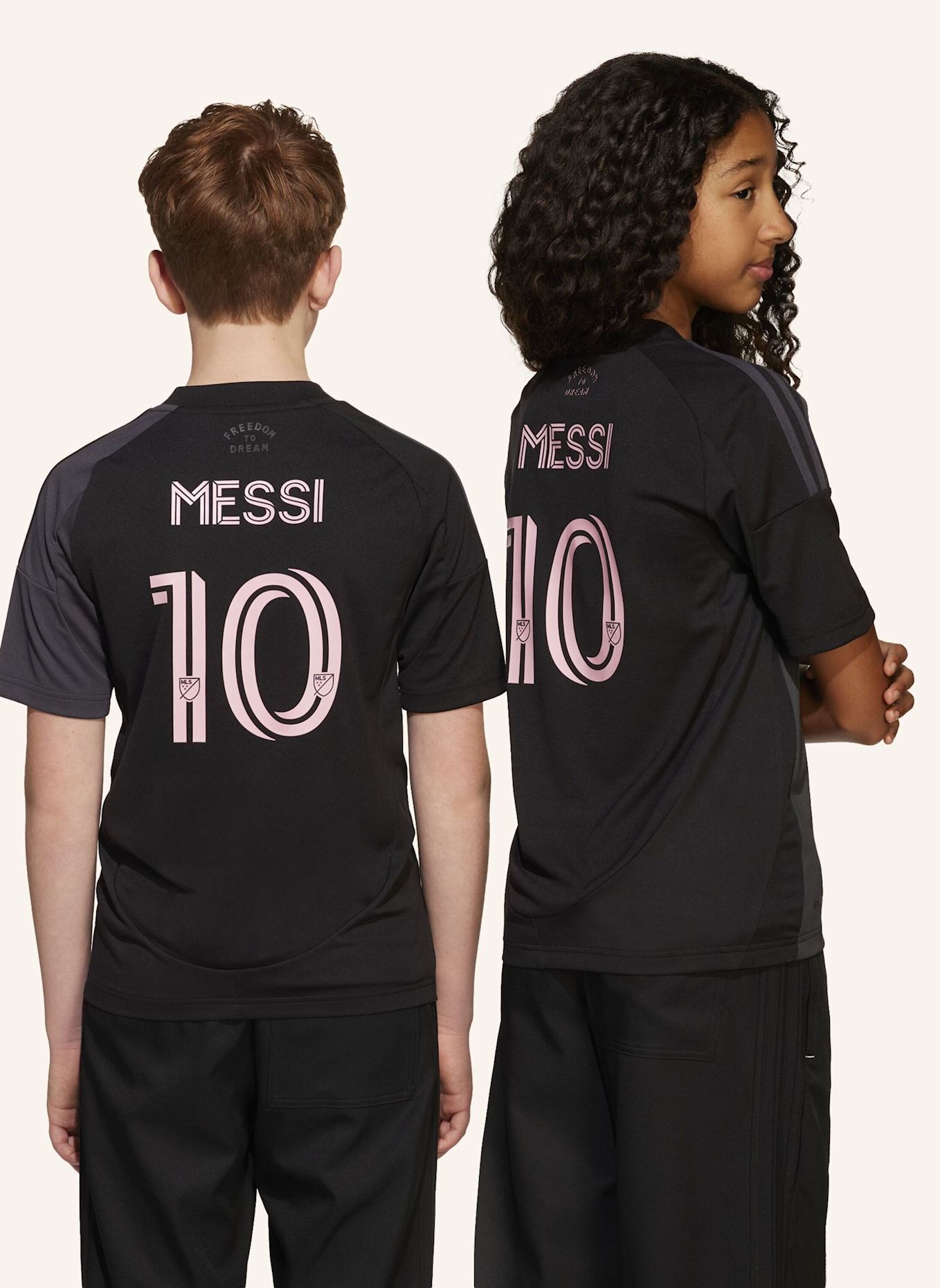 adidas INTER MIAMI CF 25/26 MESSI AUSWÄRTSTRIKOT: SCHWARZ