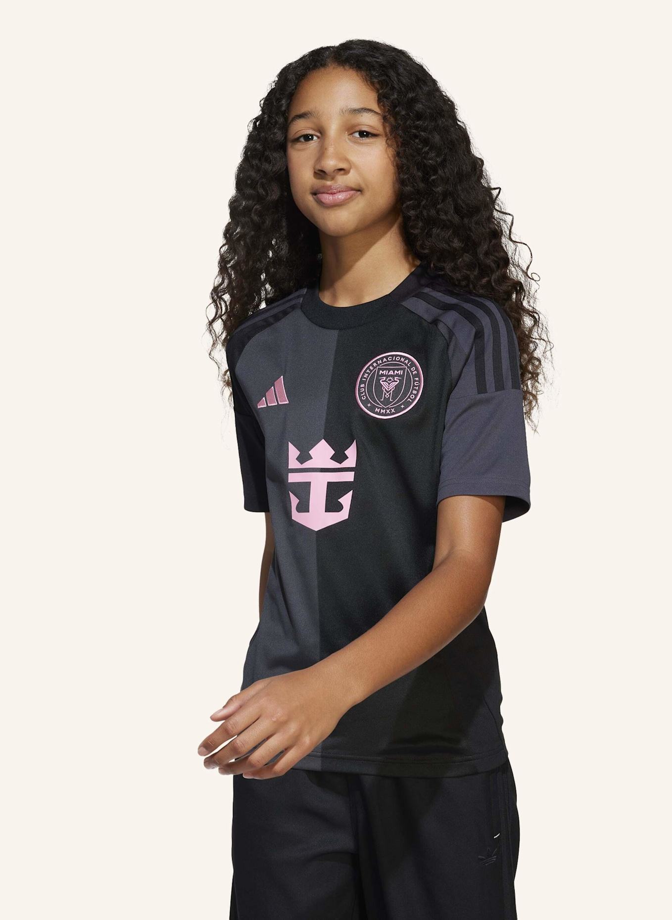 adidas INTER MIAMI CF 25/26 MESSI AUSWÄRTSTRIKOT: SCHWARZ