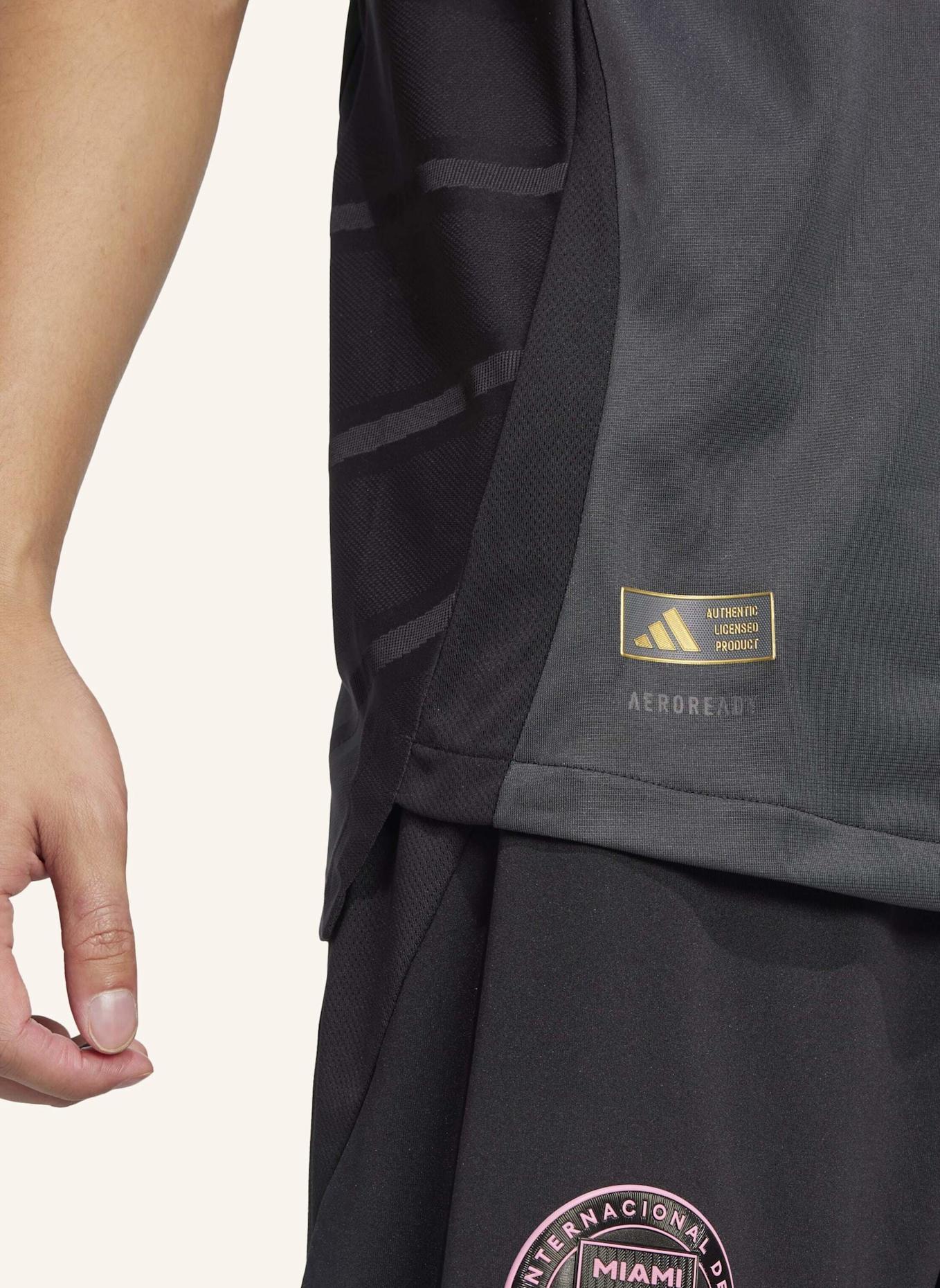 adidas INTER MIAMI CF 25/26 MESSI AUSWÄRTSTRIKOT AUTHENTIC: SCHWARZ