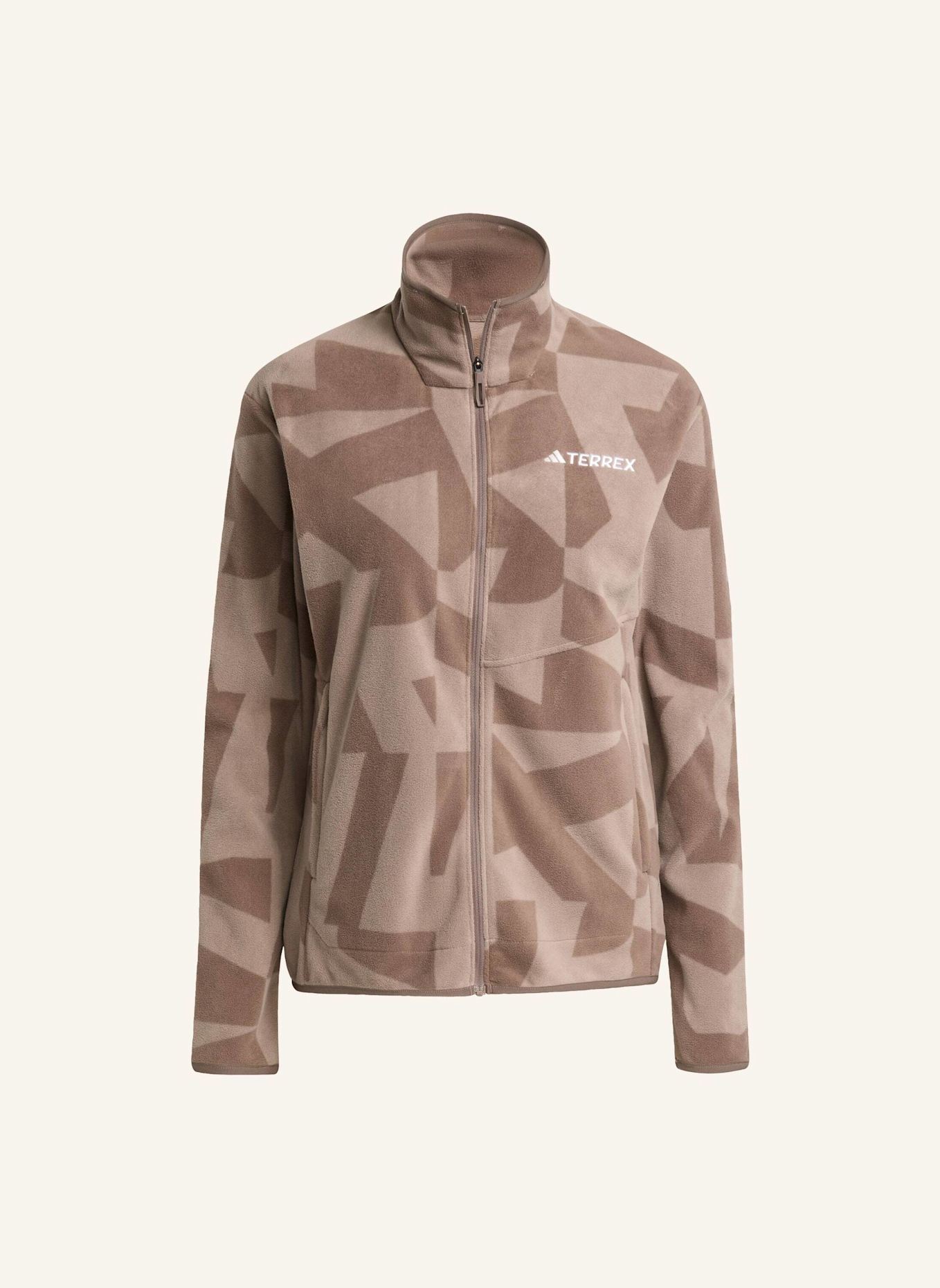adidas TERREX Fleecejacke TERREX MULTI PRINTED FULL ZIP: BRAUN