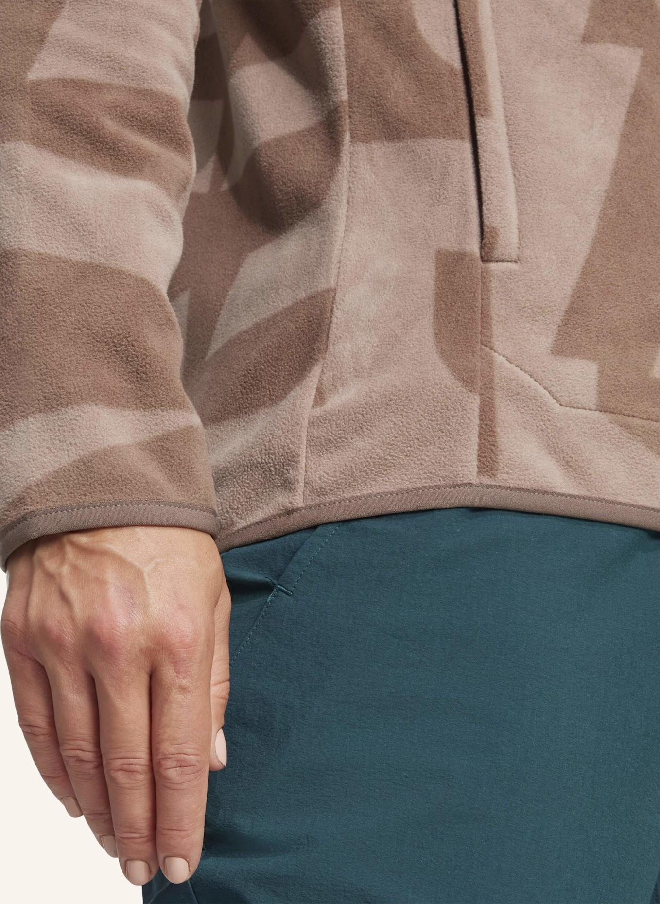 adidas TERREX Fleecejacke TERREX MULTI PRINTED FULL ZIP: BRAUN