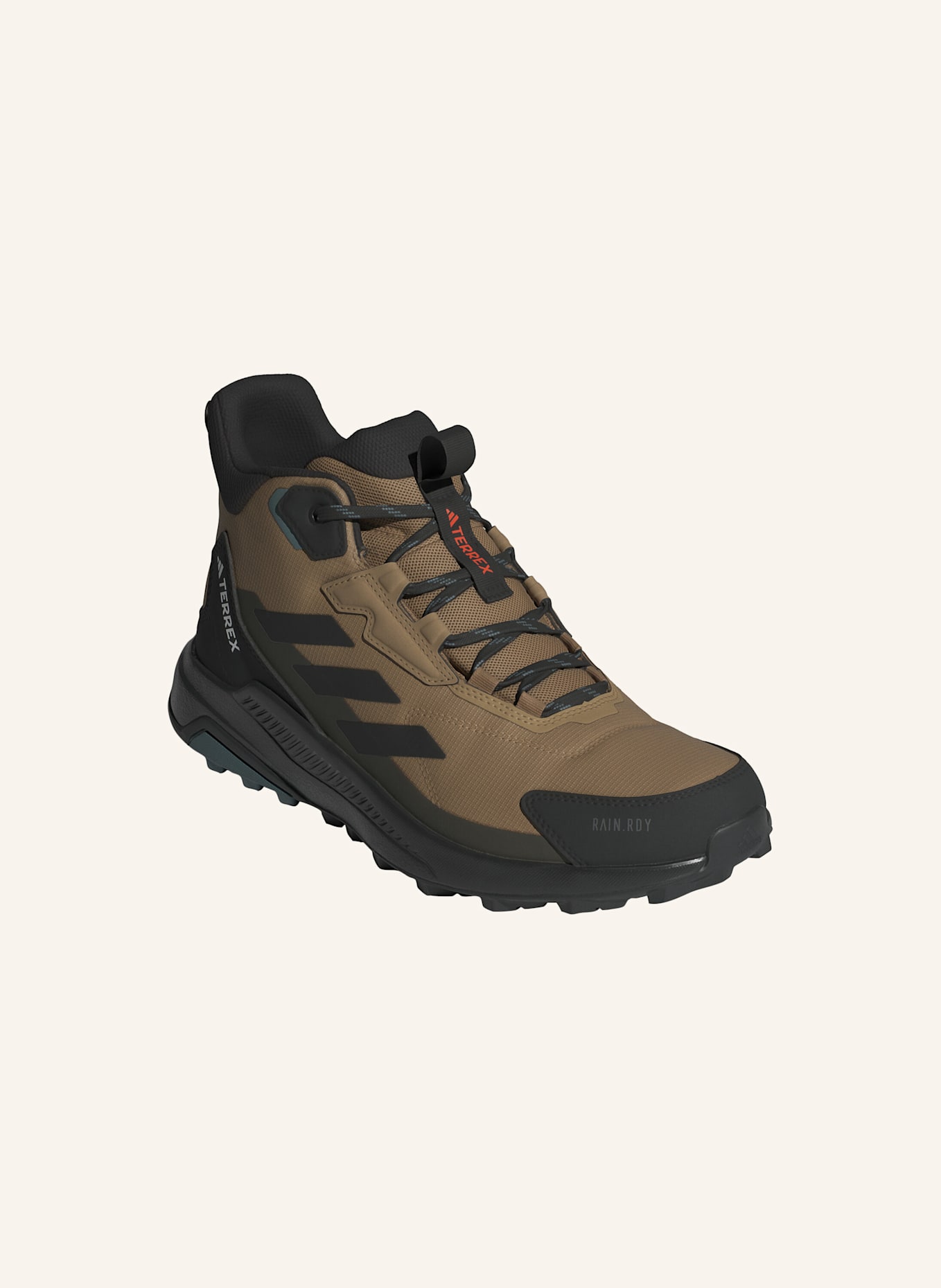 adidas TERREX TERREX ANYLANDER MID RAIN.RDY WANDERSCHUH: BRAUN/ SCHWARZ/ GRÜN