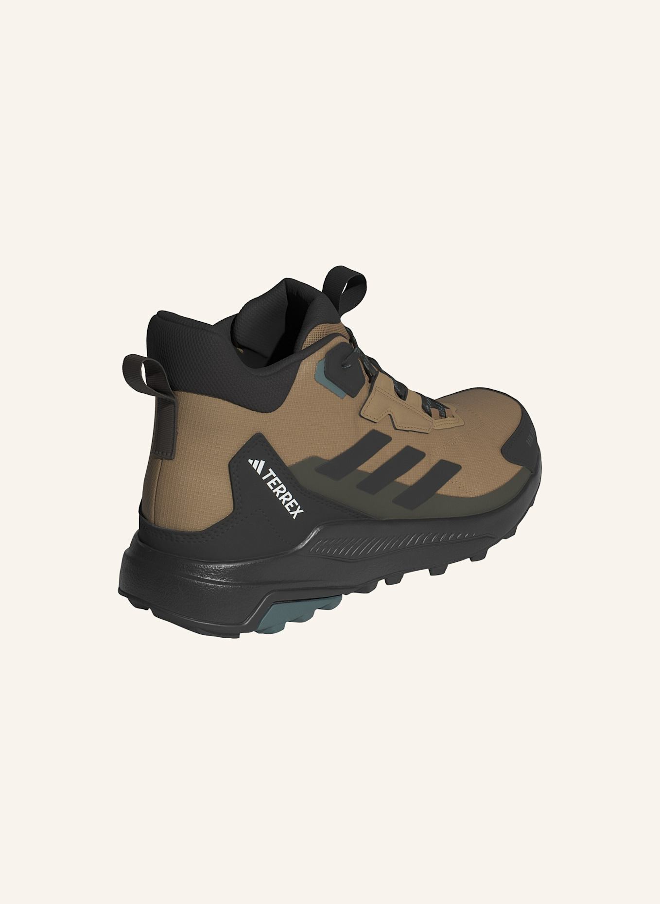 adidas TERREX TERREX ANYLANDER MID RAIN.RDY WANDERSCHUH: BRAUN/ SCHWARZ/ GRÜN