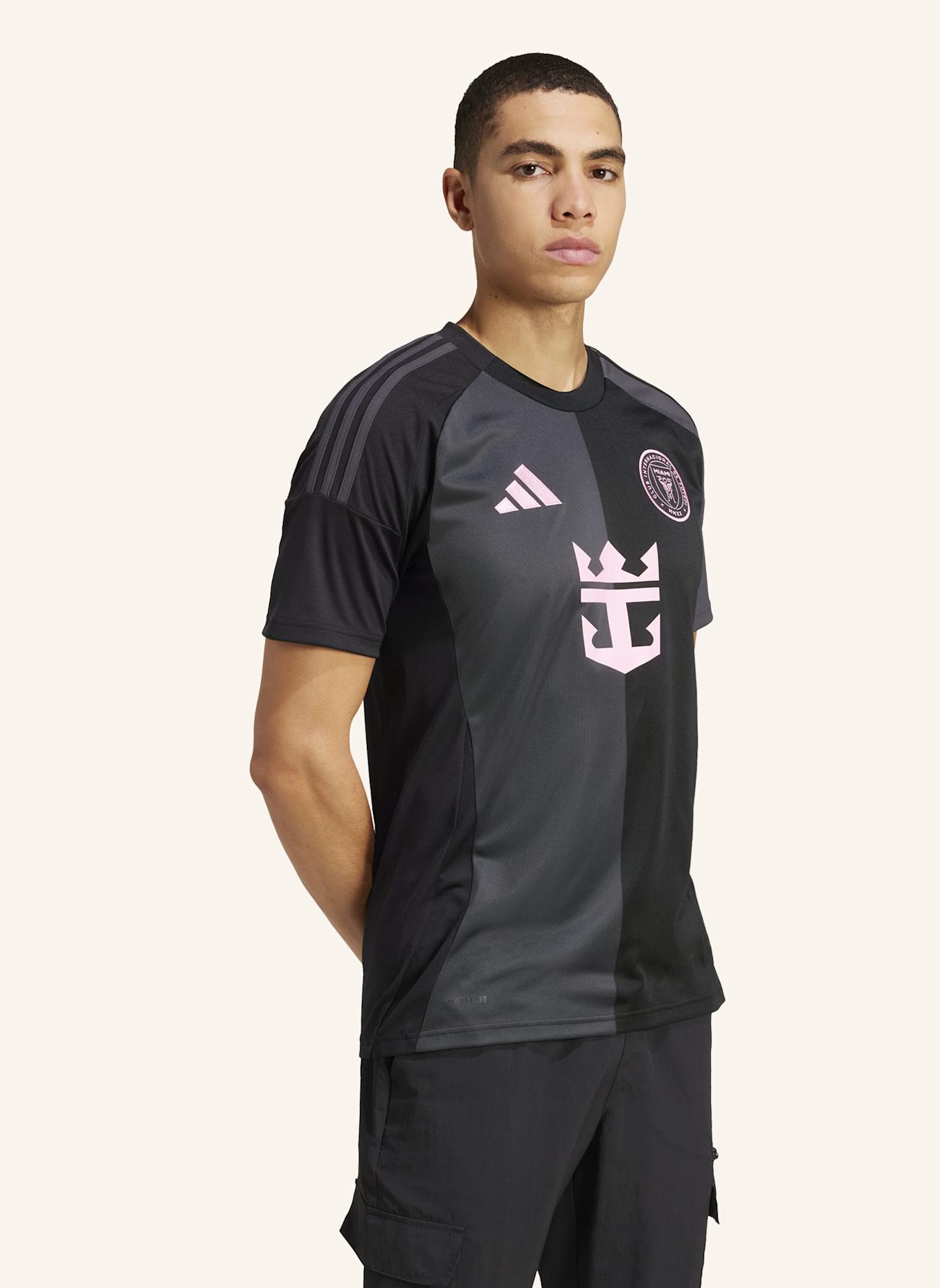 adidas INTER MIAMI CF 25/26 AUSWÄRTSTRIKOT: SCHWARZ