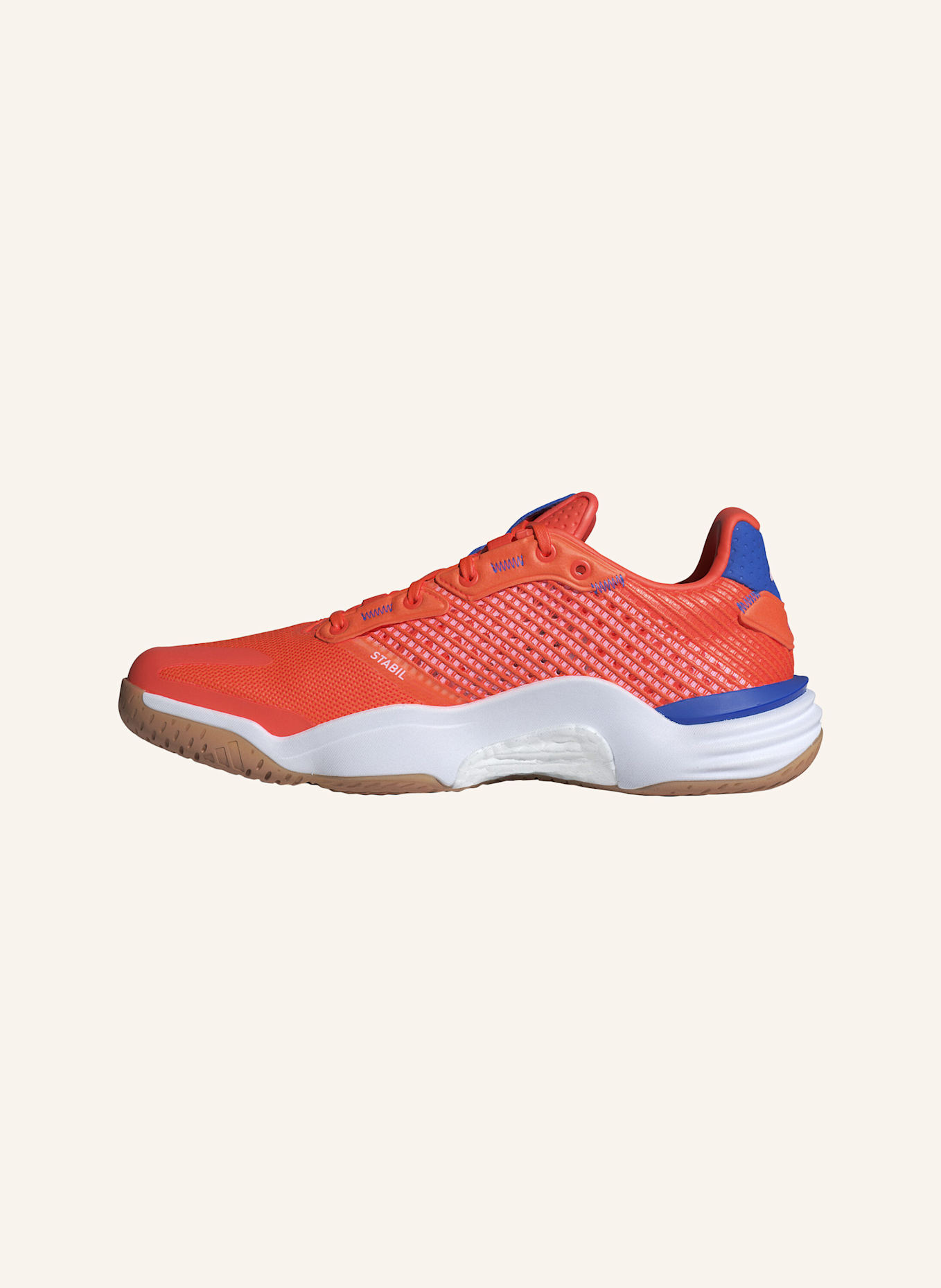 adidas Indoorschuhe STABIL 16: ORANGE/ WEISS/ BLAU