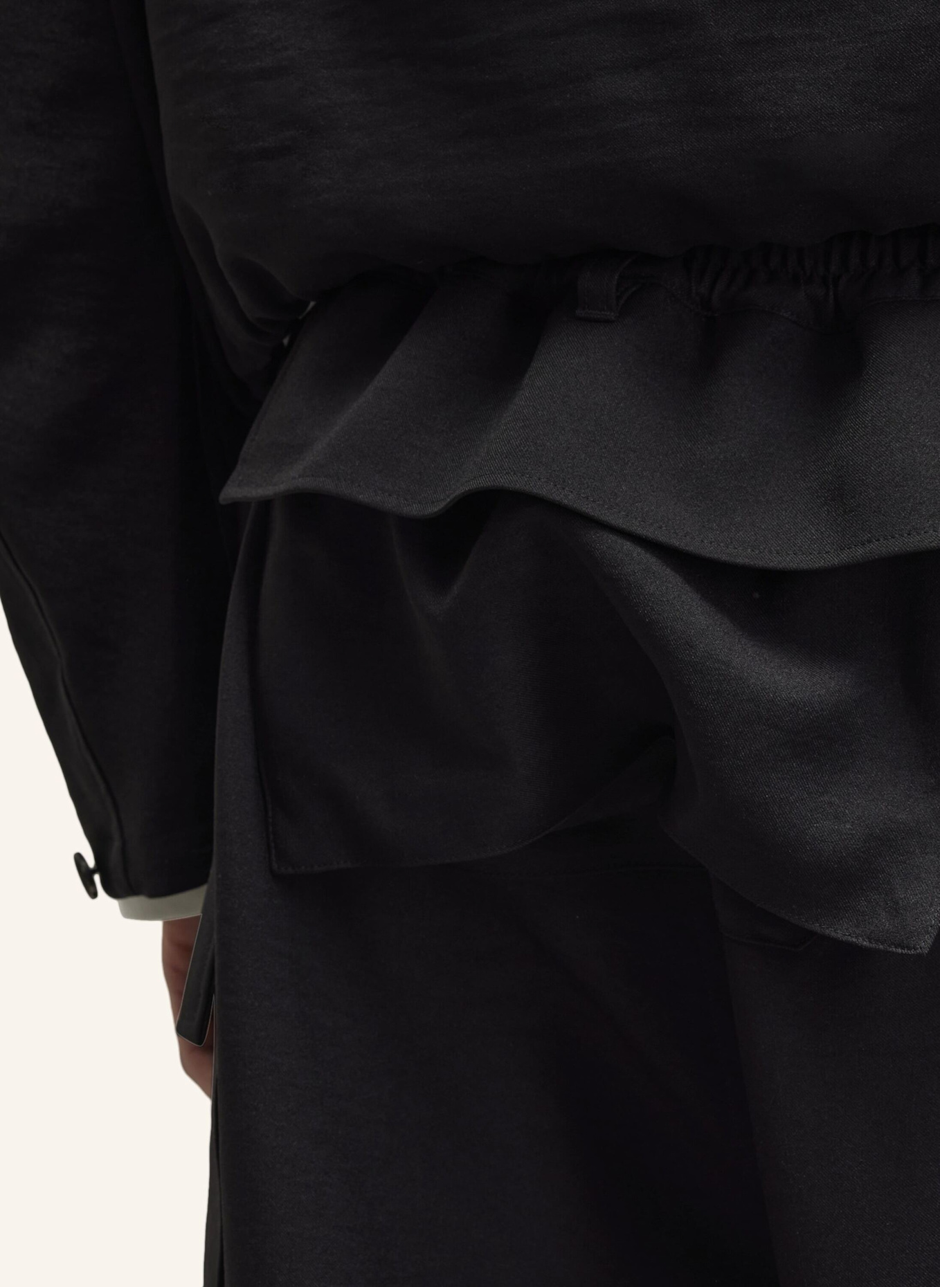 Y-3 Y-3 SPORT UNIFORM CARGOHOSE: SCHWARZ