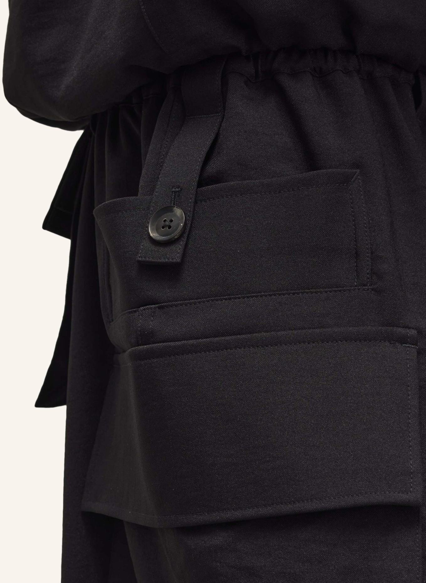 Y-3 Y-3 SPORT UNIFORM CARGOHOSE: SCHWARZ