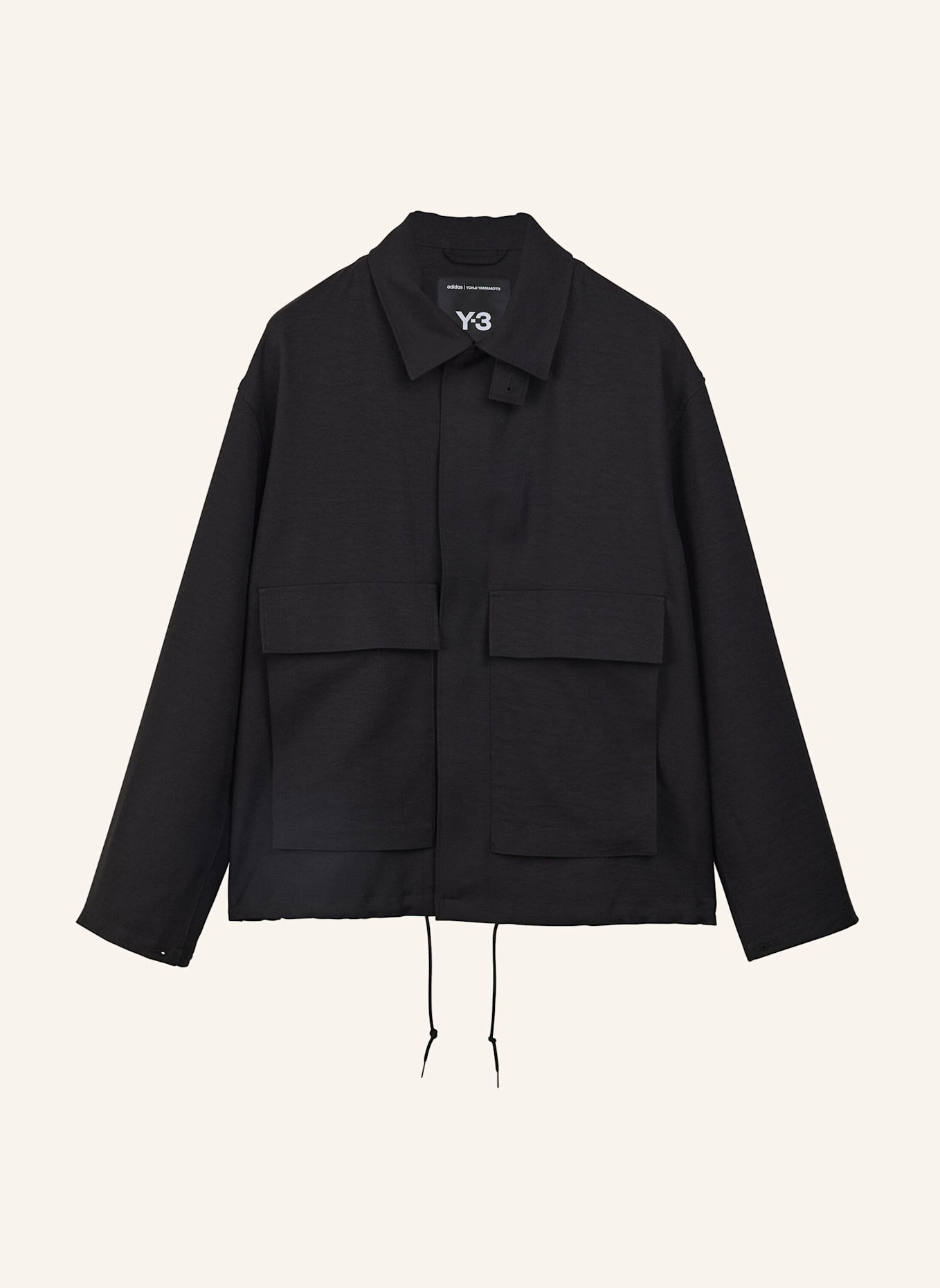Y-3 Y-3 SPORT UNIFORM COACH JACKE: SCHWARZ