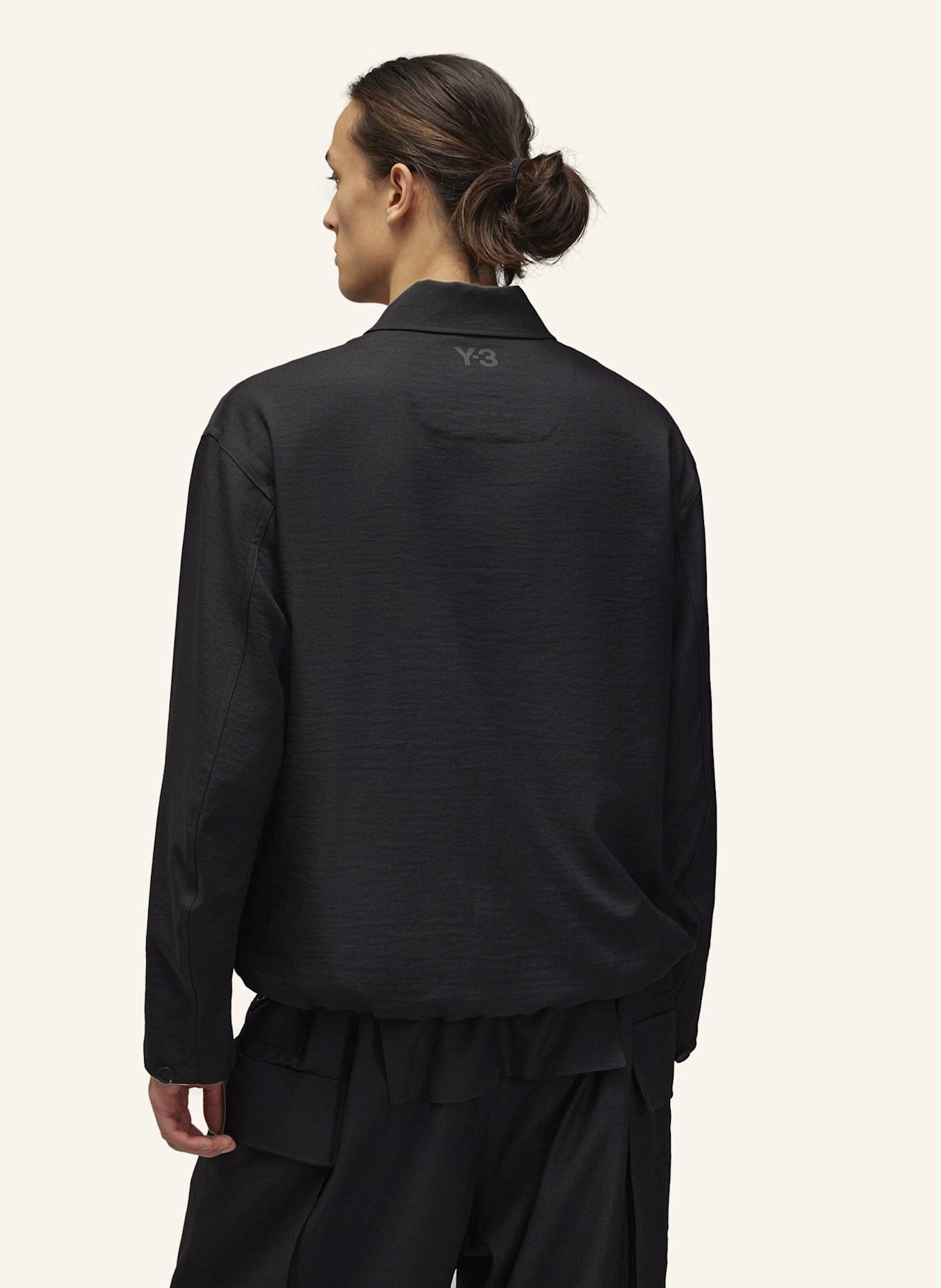 Y-3 Y-3 SPORT UNIFORM COACH JACKE: SCHWARZ
